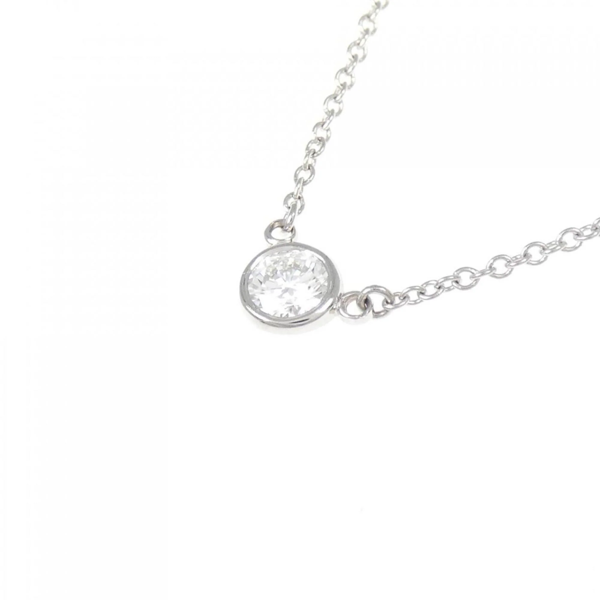 Elsa Peretti Diamonds By The Yard Pendant Necklace Platinum and Diamond 0.20-0.29CT - Image 3