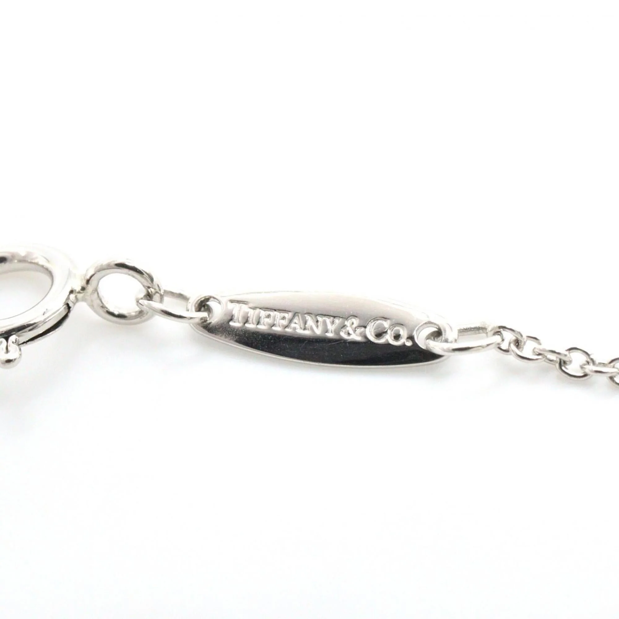 Elsa Peretti Diamonds By The Yard Pendant Necklace Platinum and Diamond - Image 3
