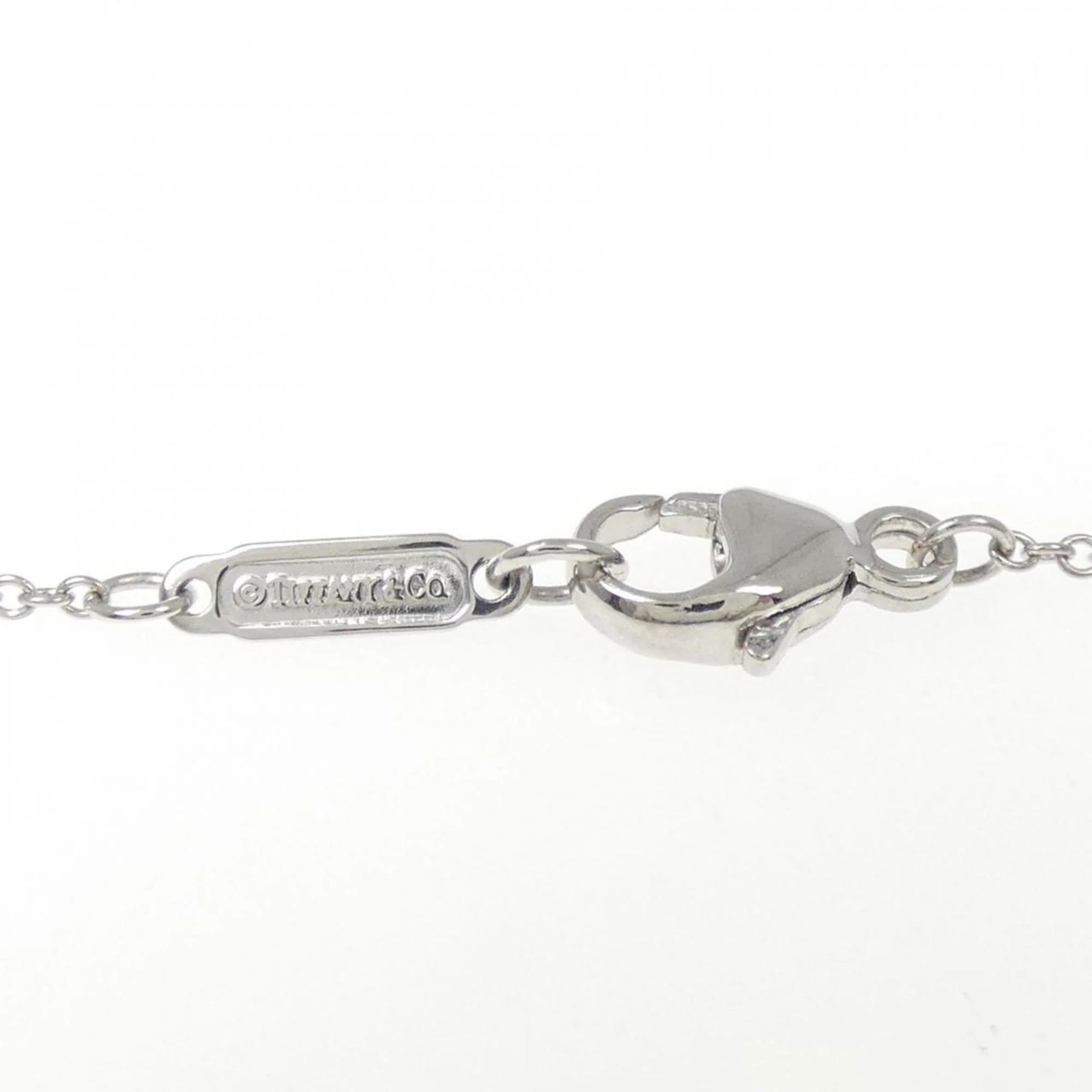 Elsa Peretti Diamonds By The Yard Pendant Necklace Platinum and Diamond - Image 5