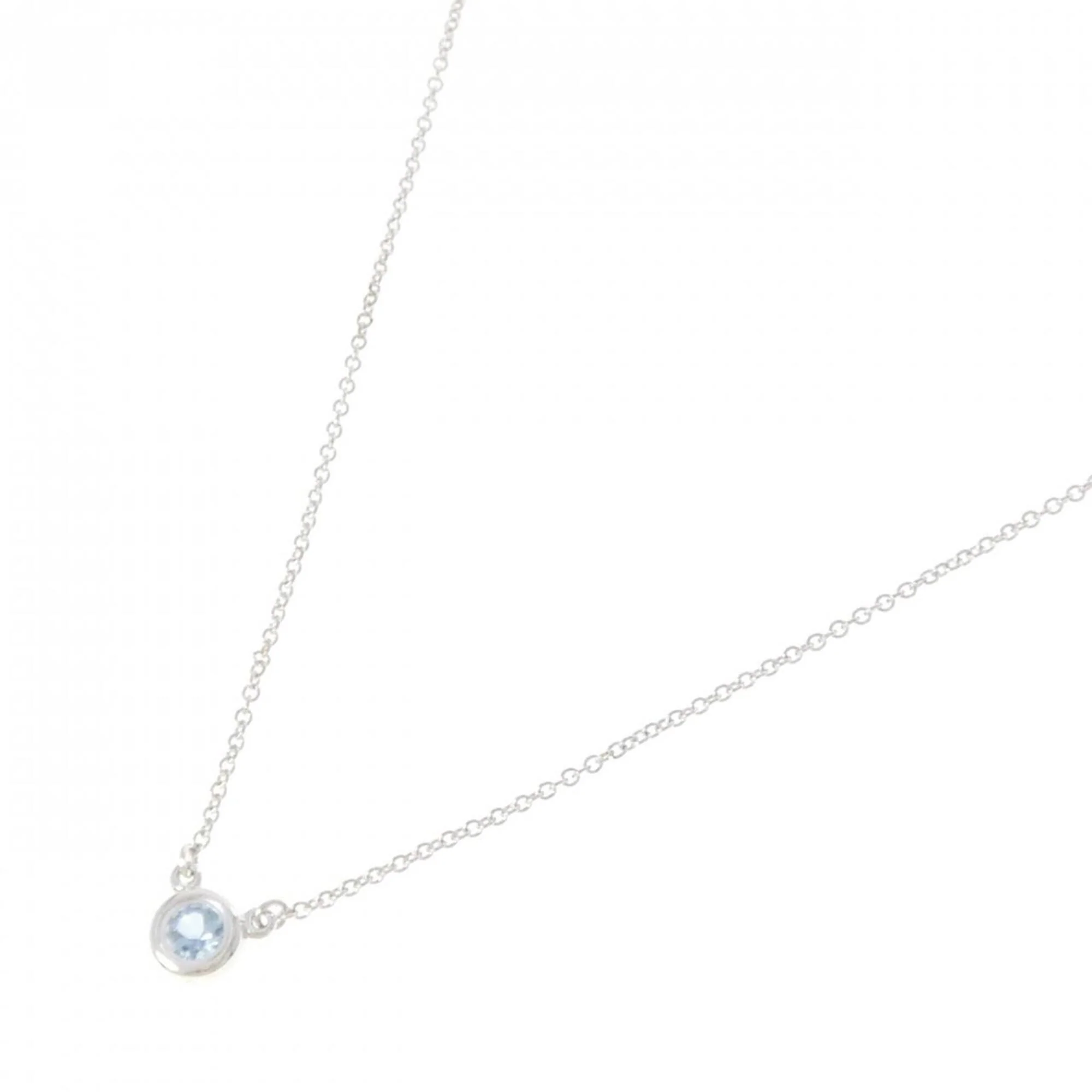 Elsa Peretti Diamonds By The Yard Pendant Necklace Sterling Silver - Image 2