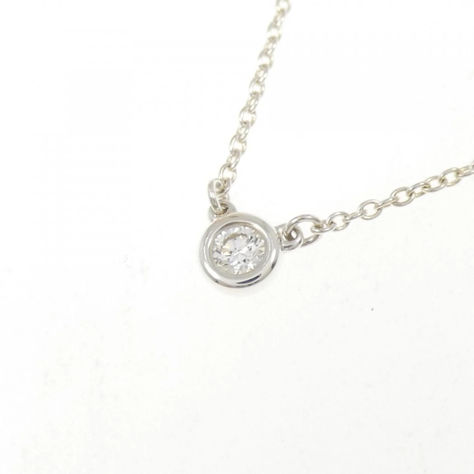 Elsa Peretti Diamonds By The Yard Pendant Necklace Sterling Silver and Diamond - Image 3