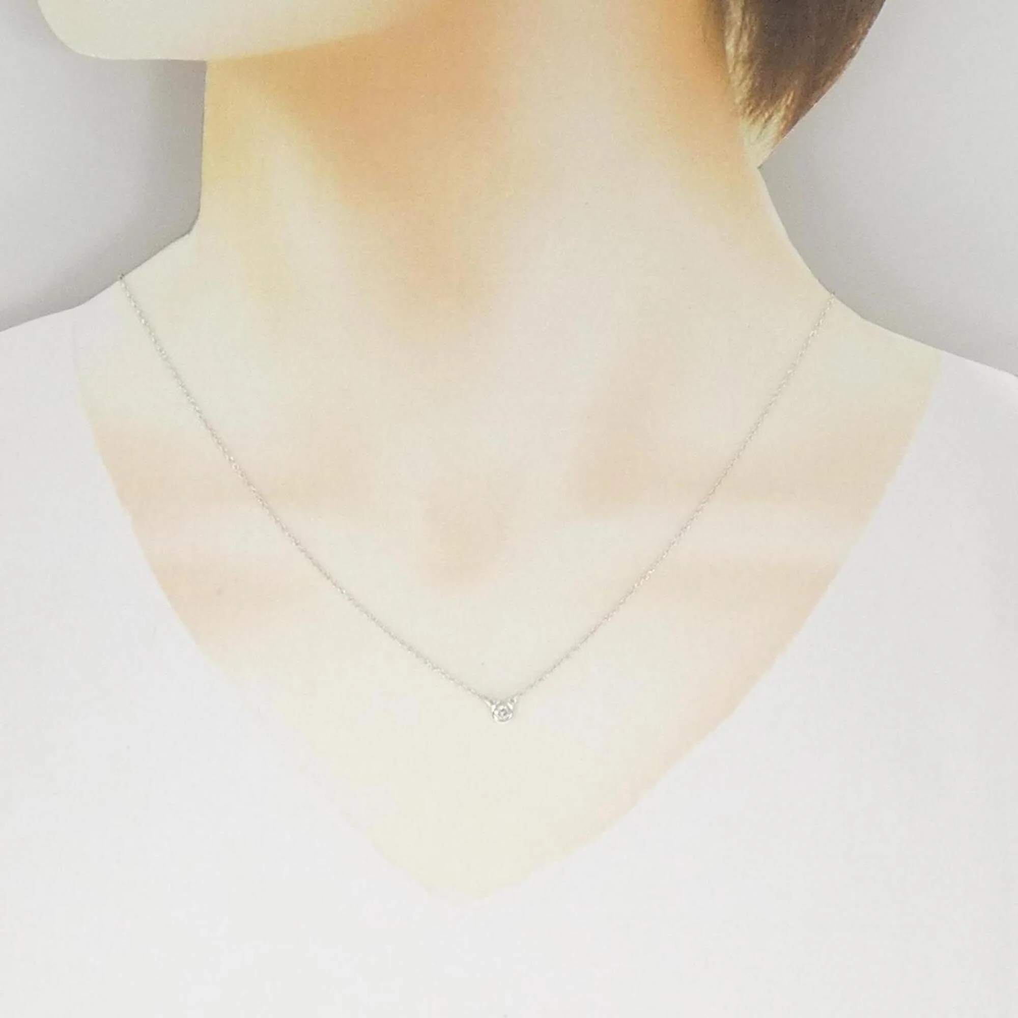 Elsa Peretti Diamonds By The Yard Pendant Necklace Sterling Silver and Diamond - Image 6