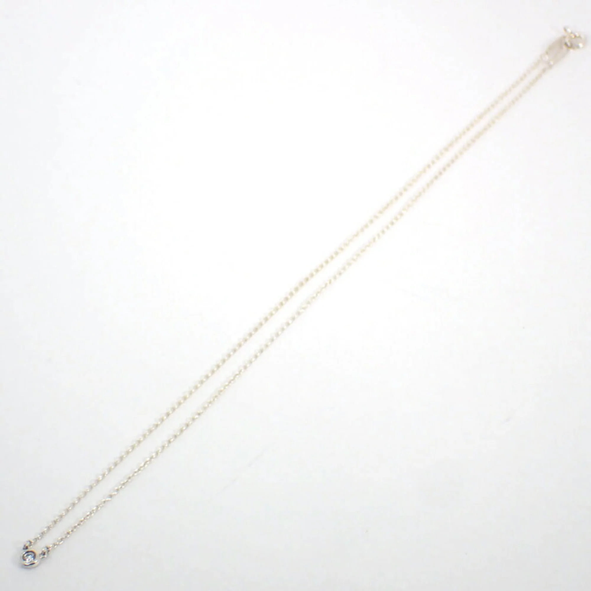 Elsa Peretti Diamonds By The Yard Pendant Necklace Sterling Silver and Diamond - Image 6