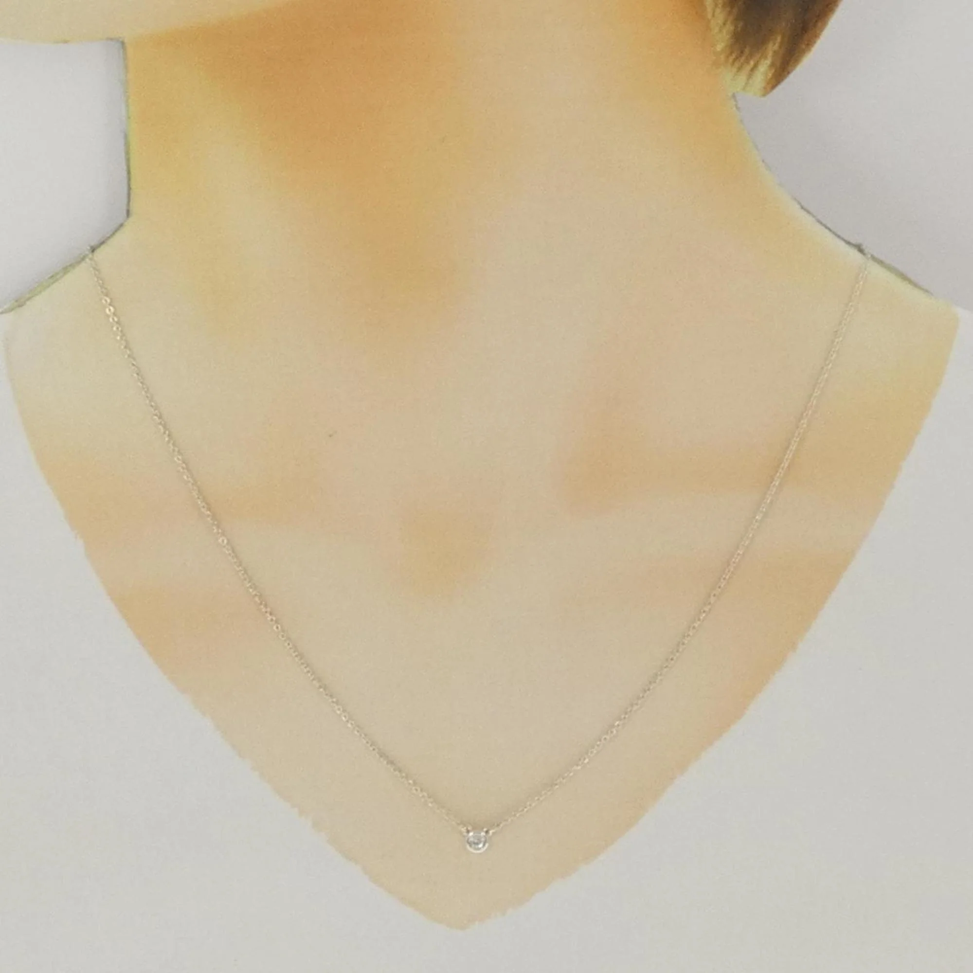 Elsa Peretti Diamonds By The Yard Pendant Necklace Sterling Silver and Diamond - Image 6