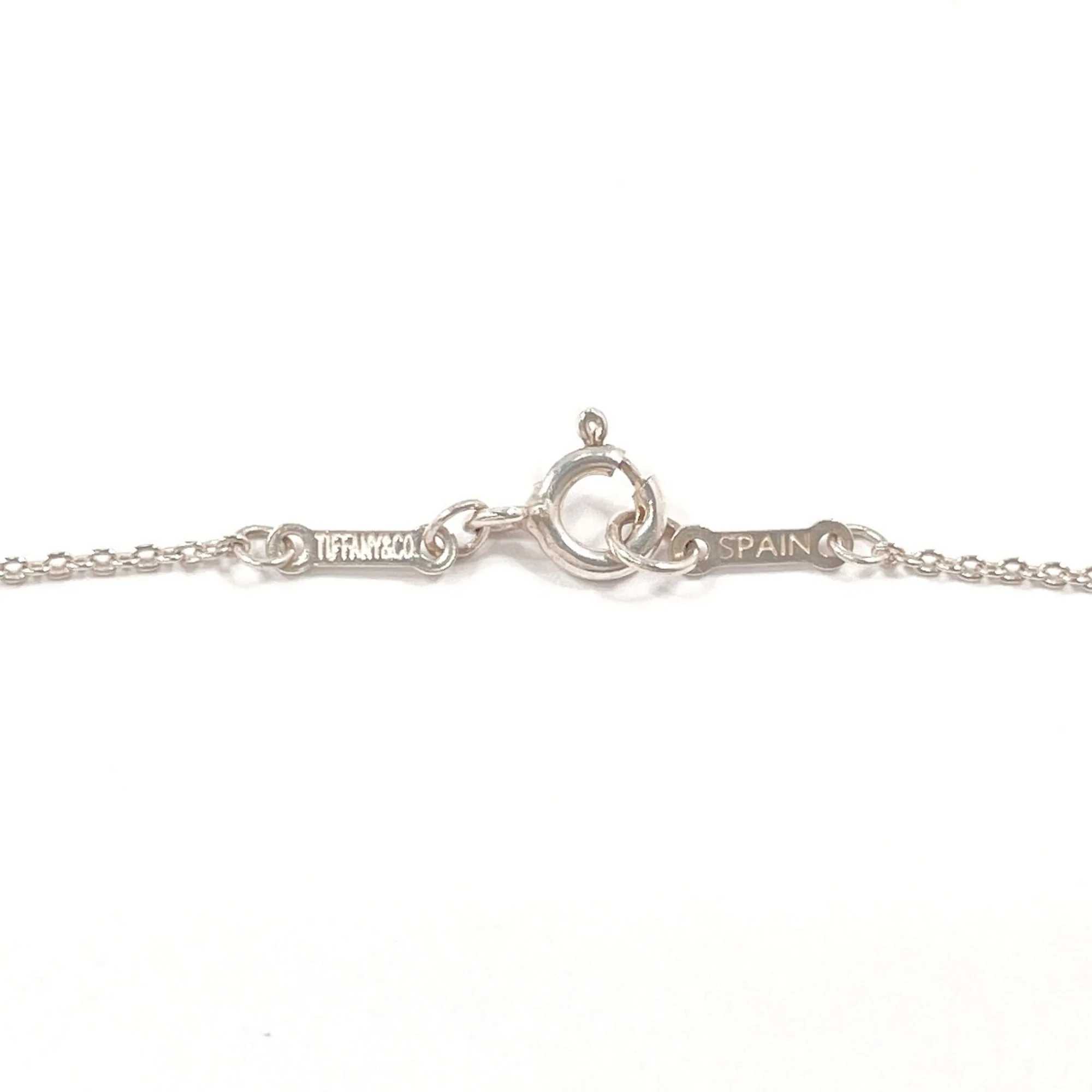 Elsa Peretti Double Teardrop Pendant Necklace Sterling Silver 16mm - Image 6