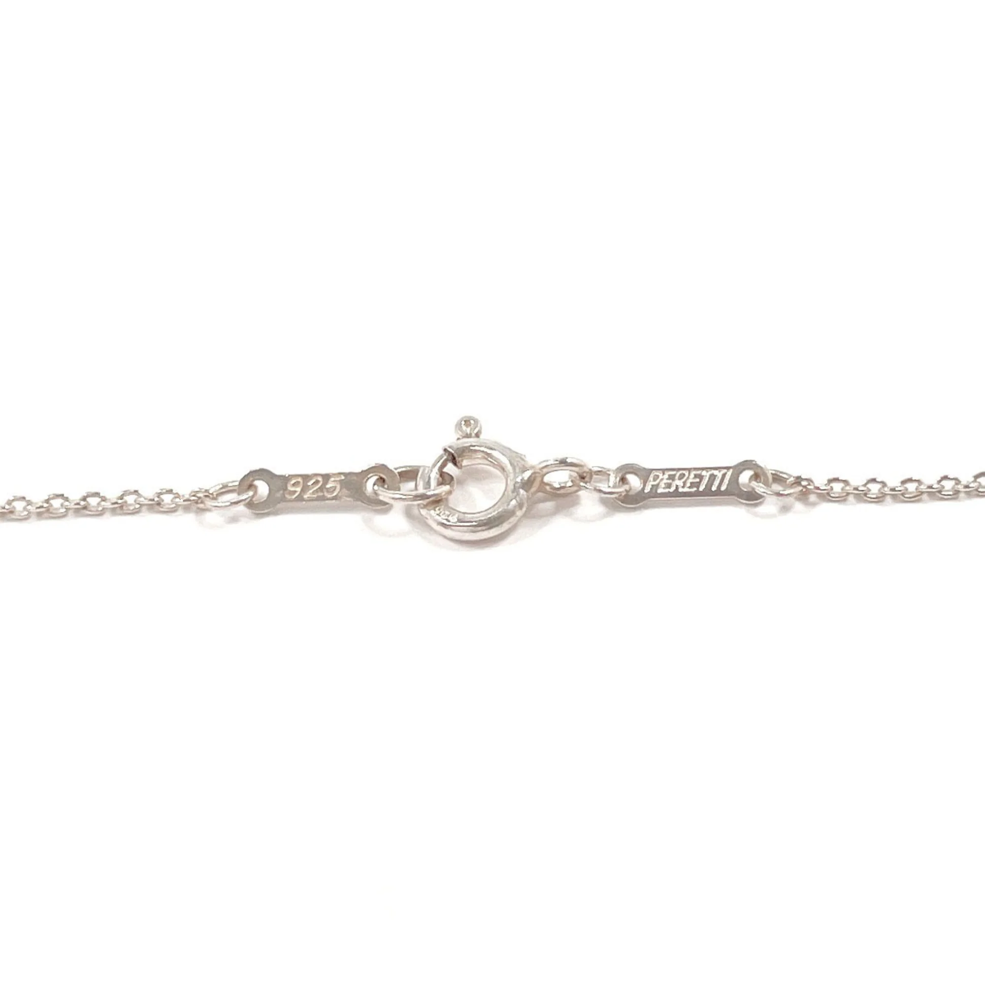 Elsa Peretti Double Teardrop Pendant Necklace Sterling Silver 16mm - Image 7