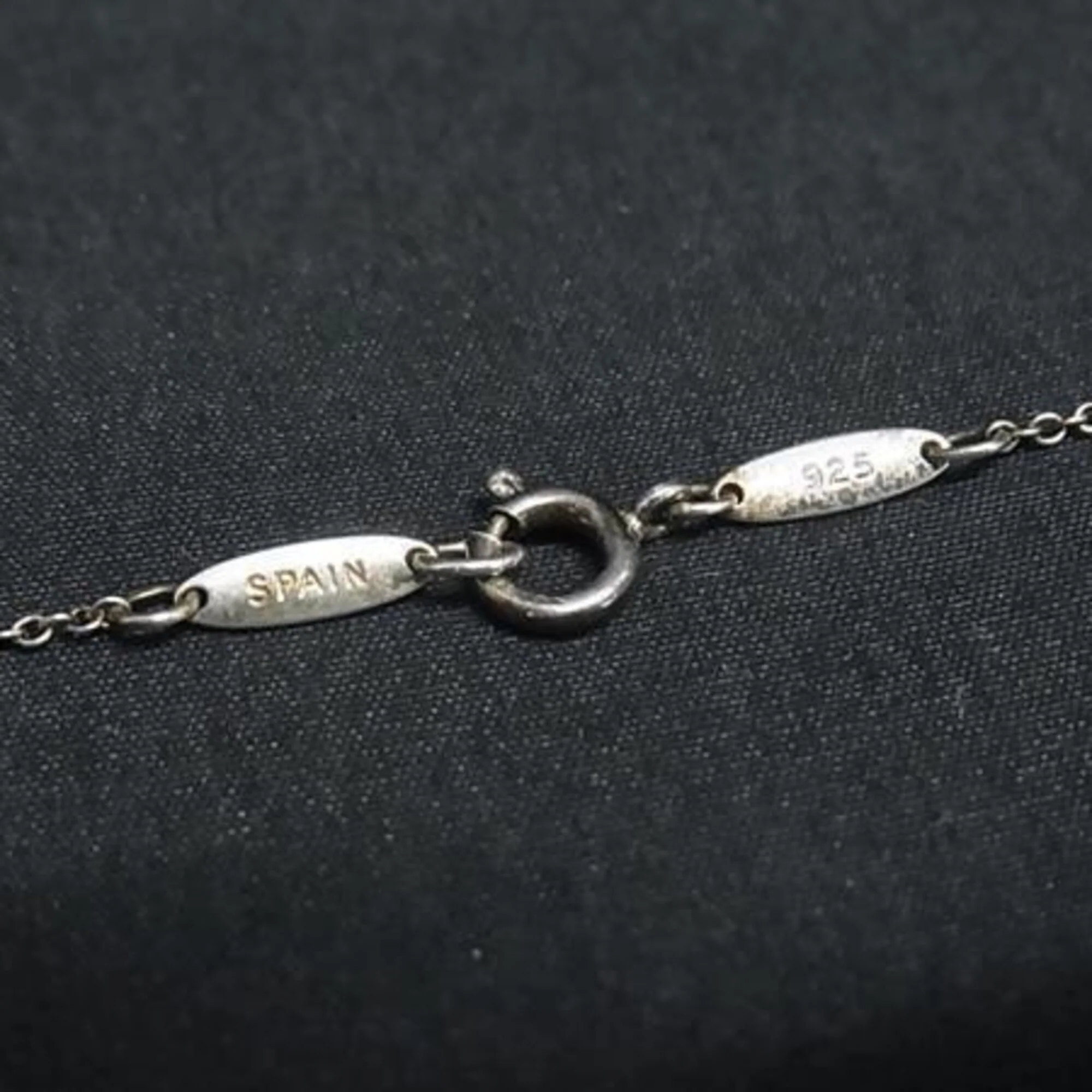 Elsa Peretti Double Teardrop Pendant Necklace Sterling Silver 17mm - Image 3