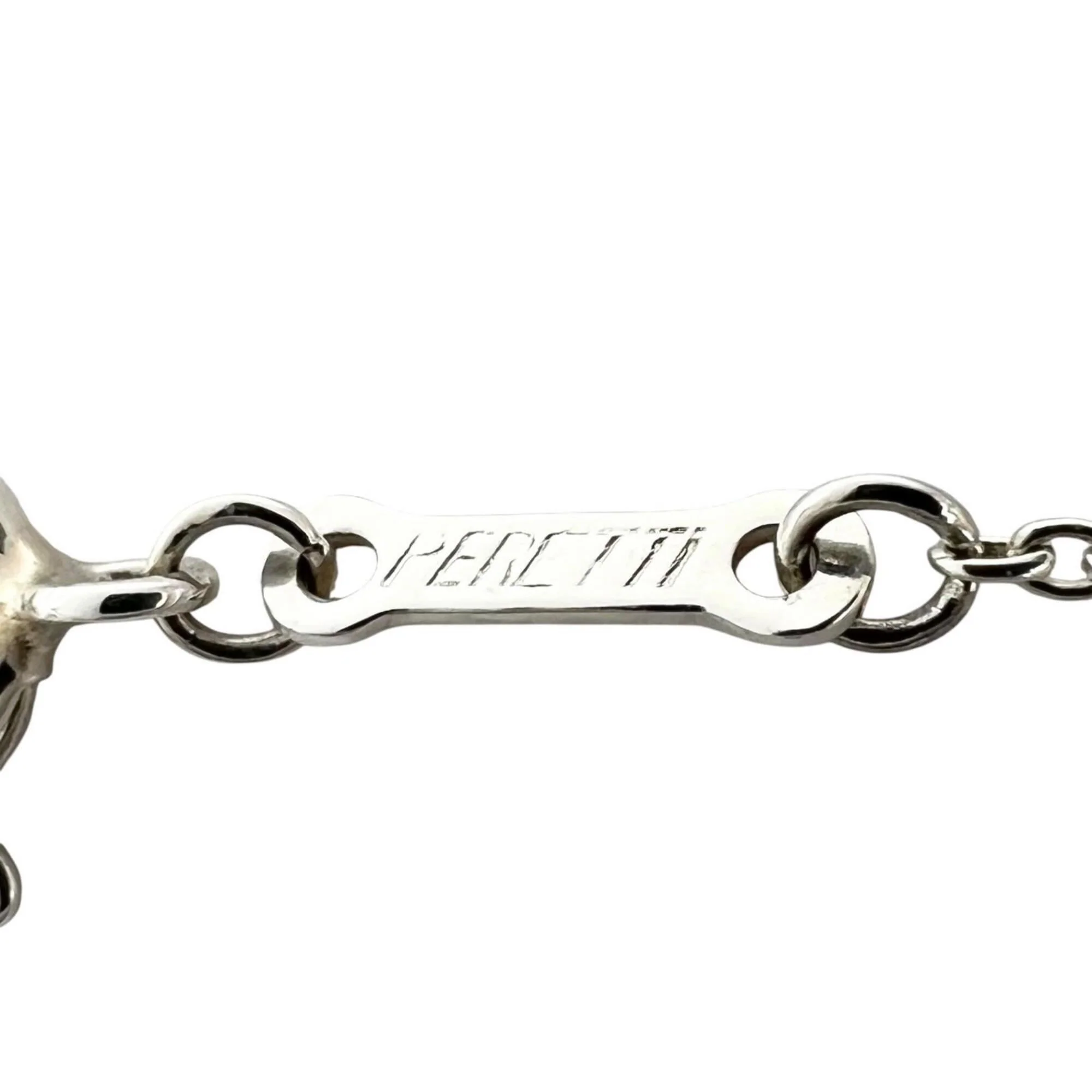 Elsa Peretti Double Teardrop Pendant Necklace Sterling Silver 25mm - Image 9