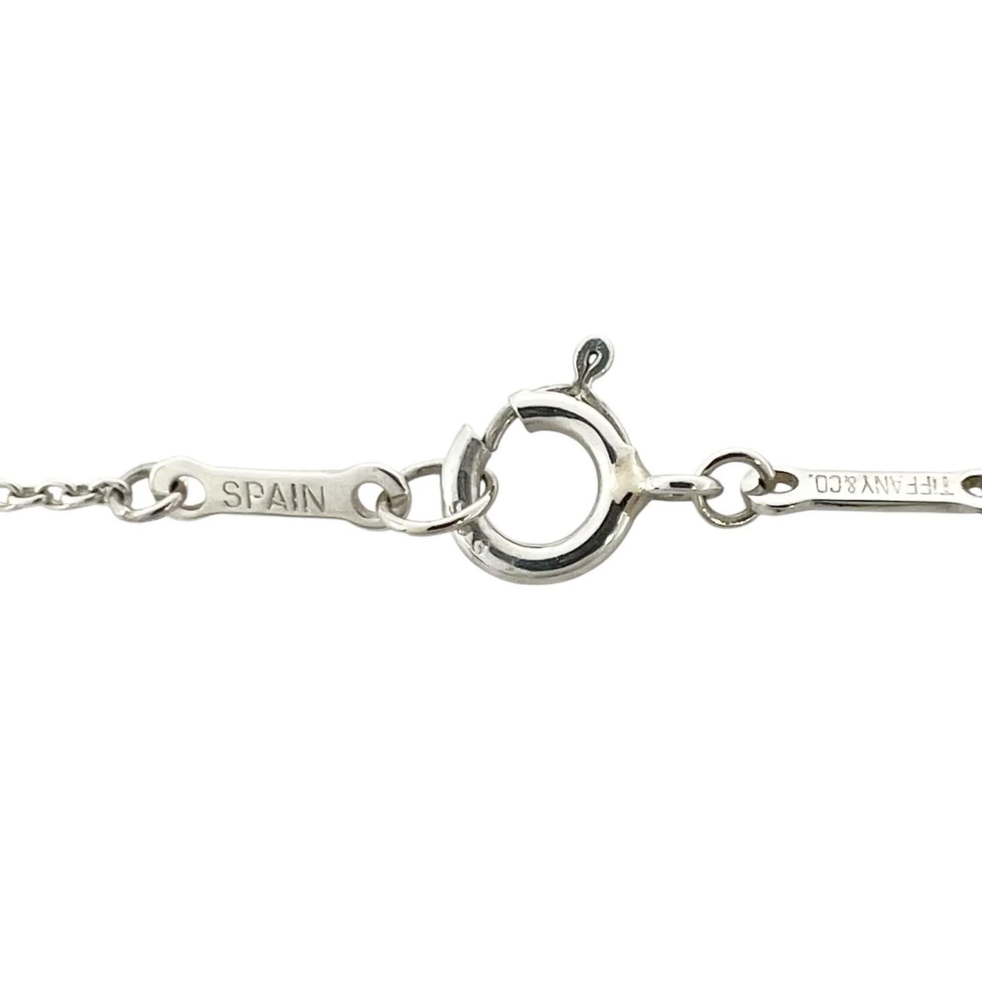 Elsa Peretti Double Teardrop Pendant Necklace Sterling Silver 2.5mm - Image 5