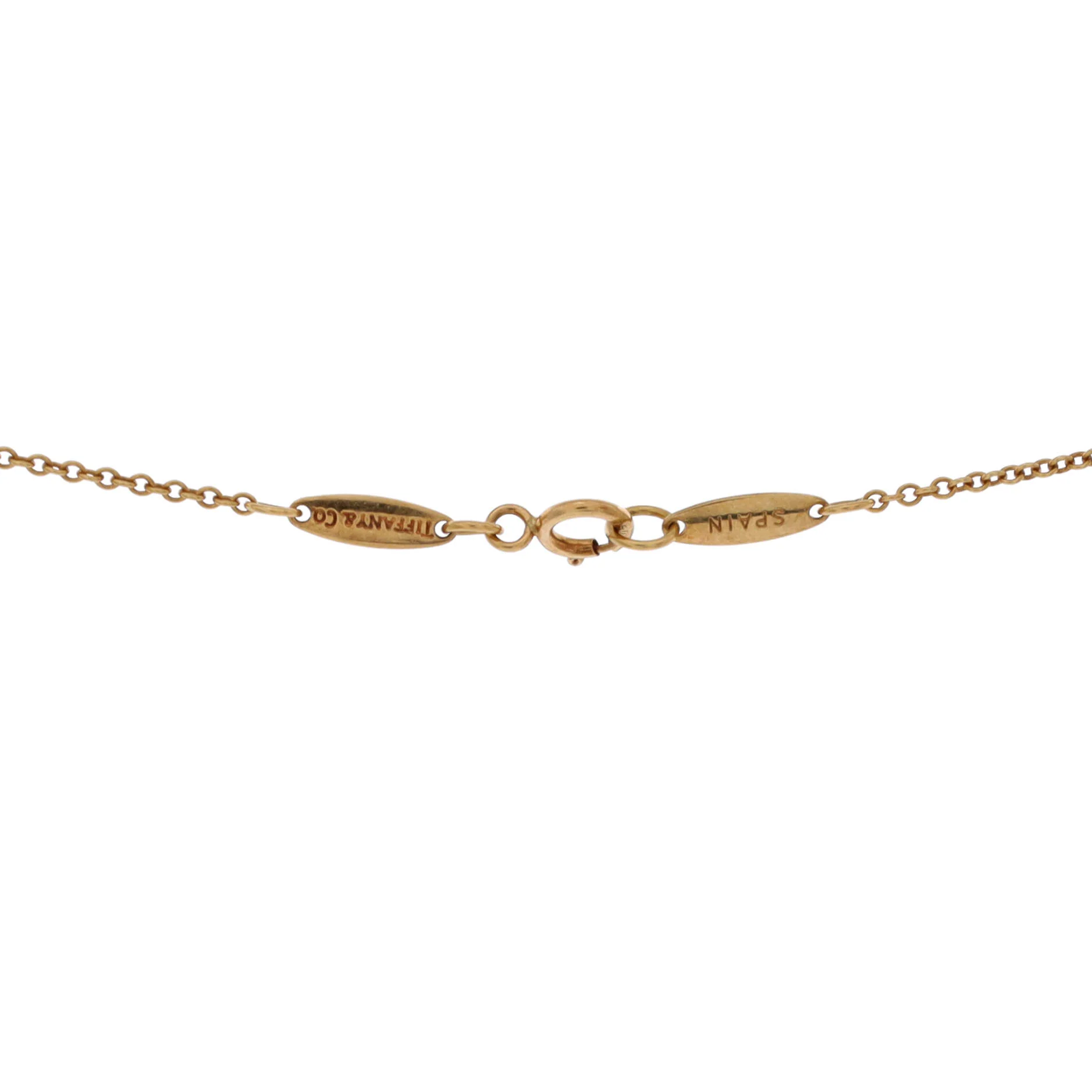 Elsa Peretti Open Heart Pendant Necklace 18K Yellow Gold 11mm - Image 3