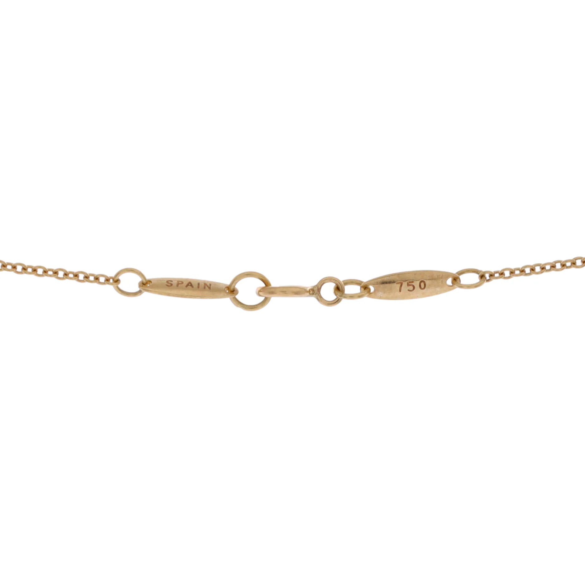 Elsa Peretti Open Heart Pendant Necklace 18K Yellow Gold 16mm - Image 3