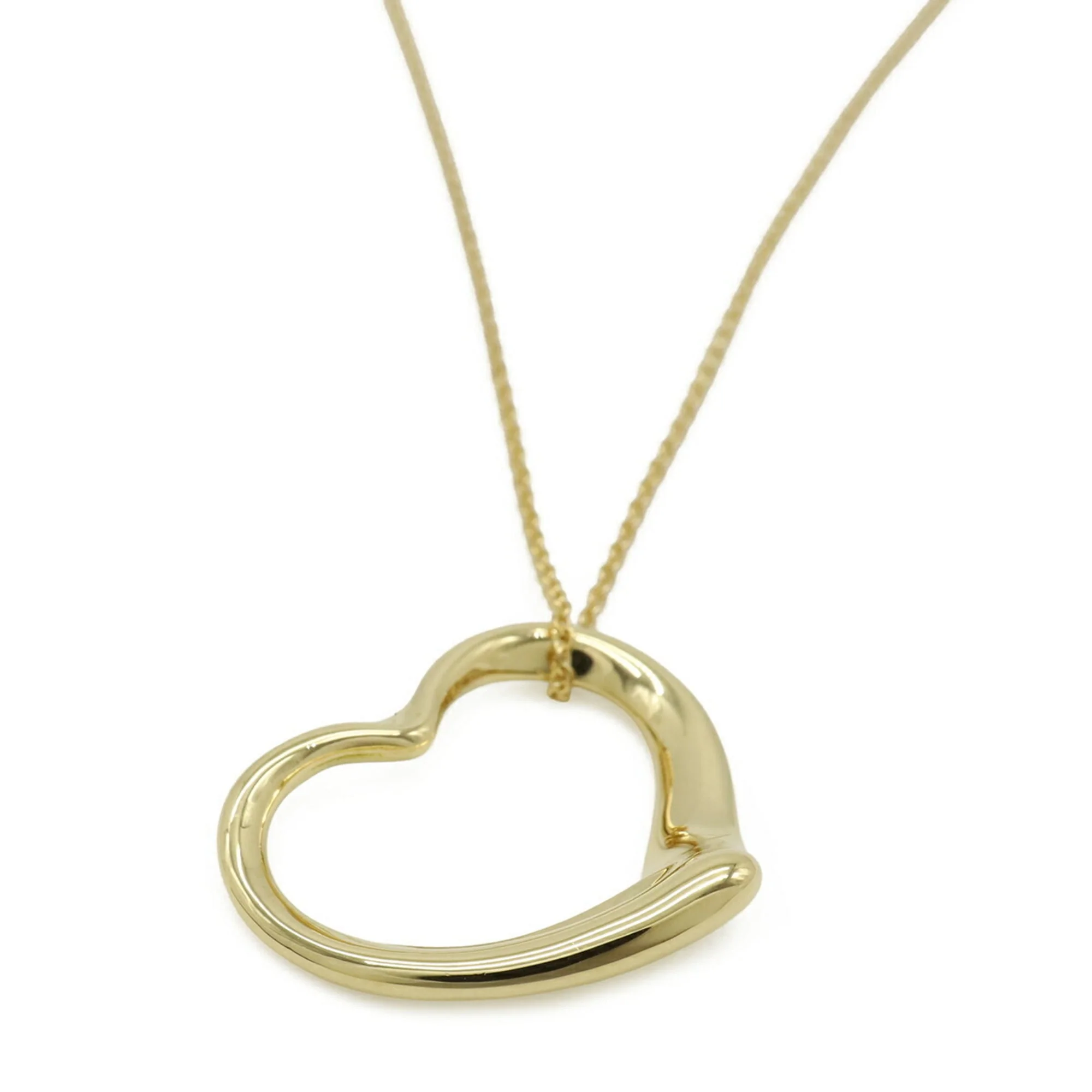 Elsa Peretti Pendant Necklace 18K Yellow Gold 17mm - Image 4
