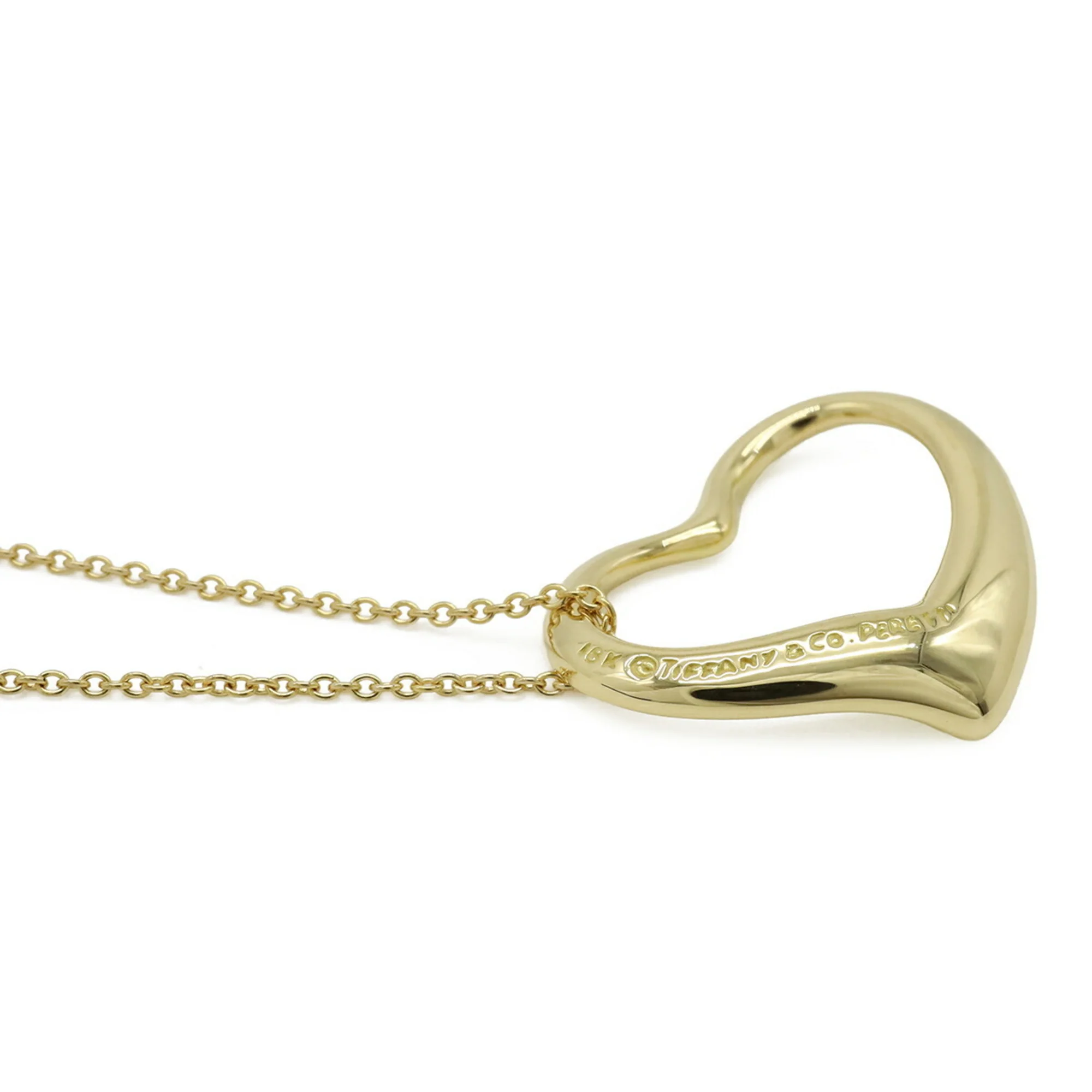 Elsa Peretti Pendant Necklace 18K Yellow Gold 17mm - Image 5