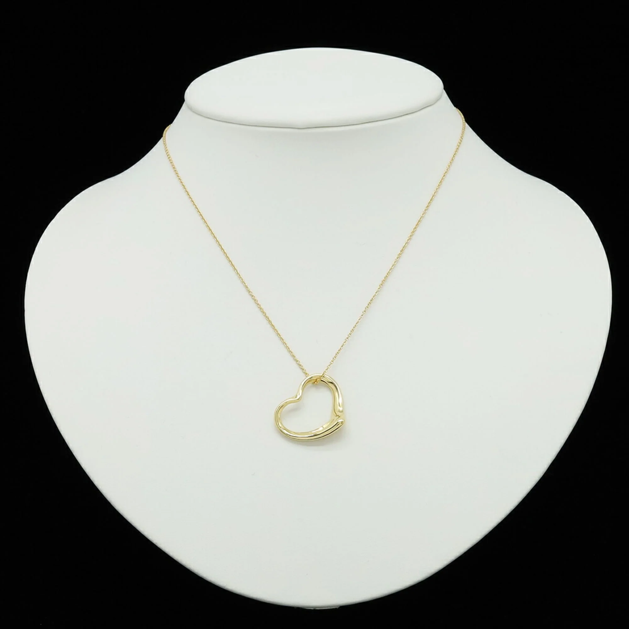 Elsa Peretti Pendant Necklace 18K Yellow Gold 17mm - Image 7