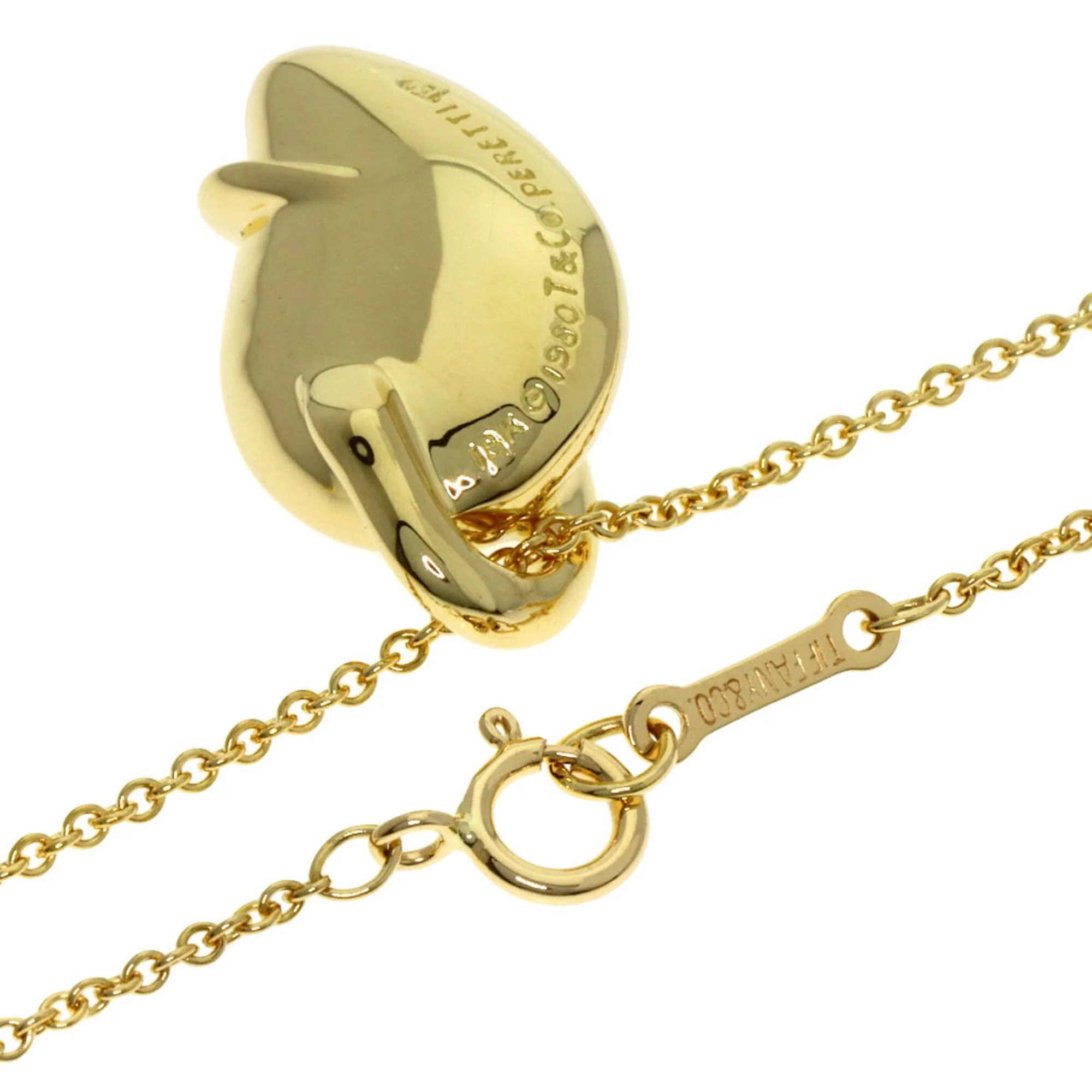 Elsa Peretti Pendant Necklace 18K Yellow Gold 18.9mm - Image 2