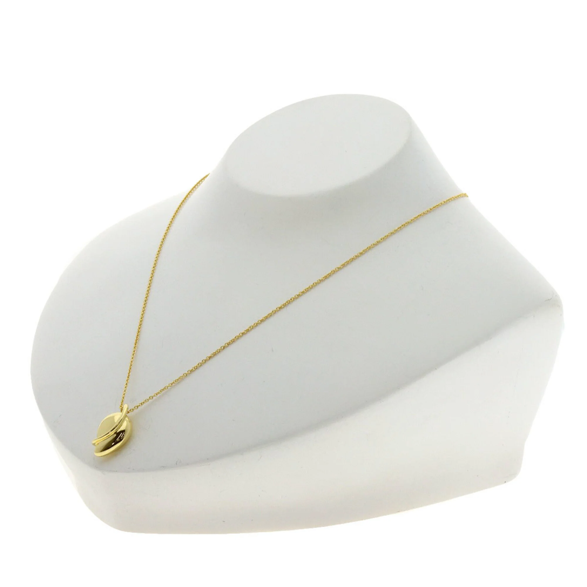 Elsa Peretti Pendant Necklace 18K Yellow Gold 18.9mm - Image 4
