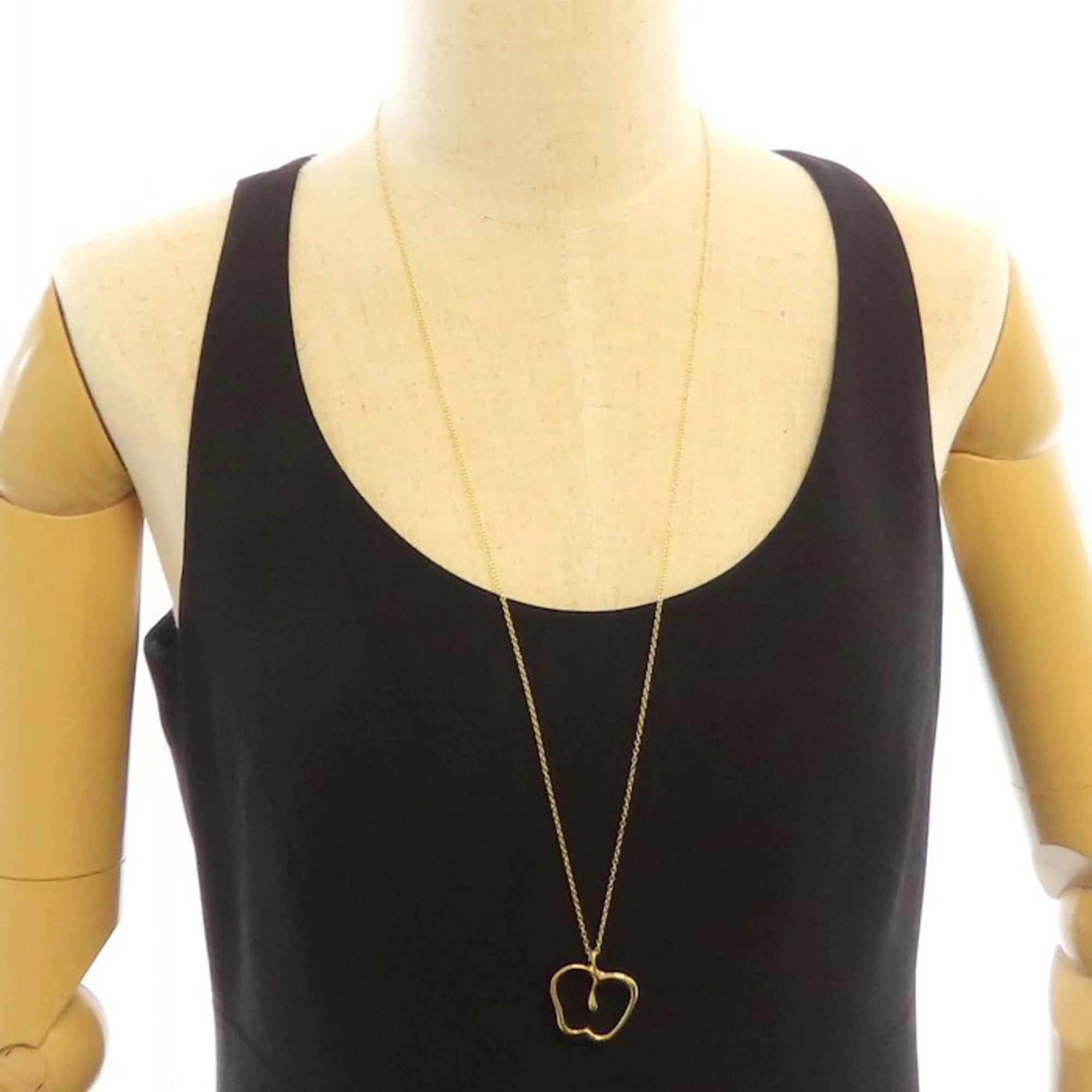 Elsa Peretti Pendant Necklace 18K Yellow Gold 29.4mm - Image 3