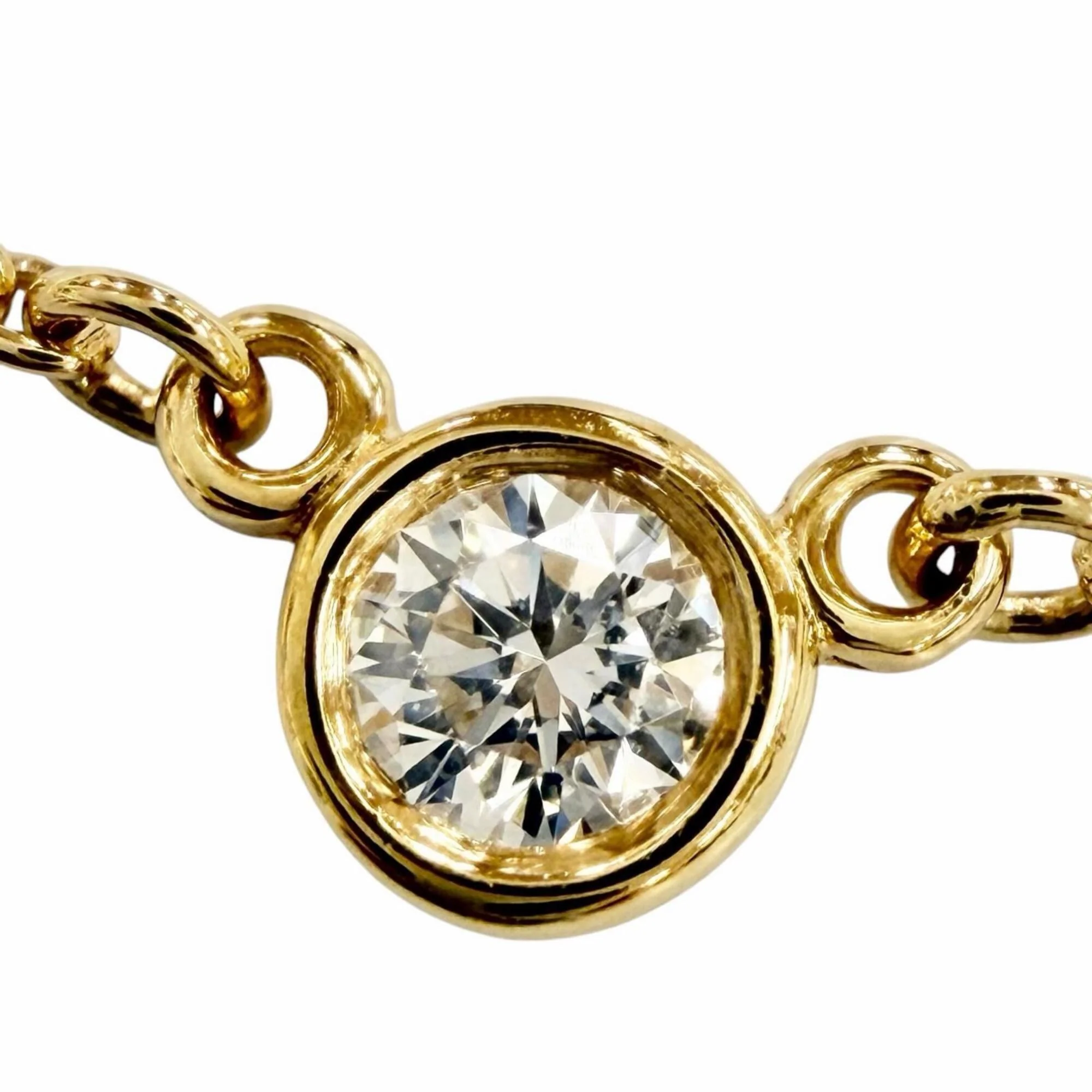 Elsa Peretti Pendant Necklace 18K Yellow Gold 3.4mm - Image 2