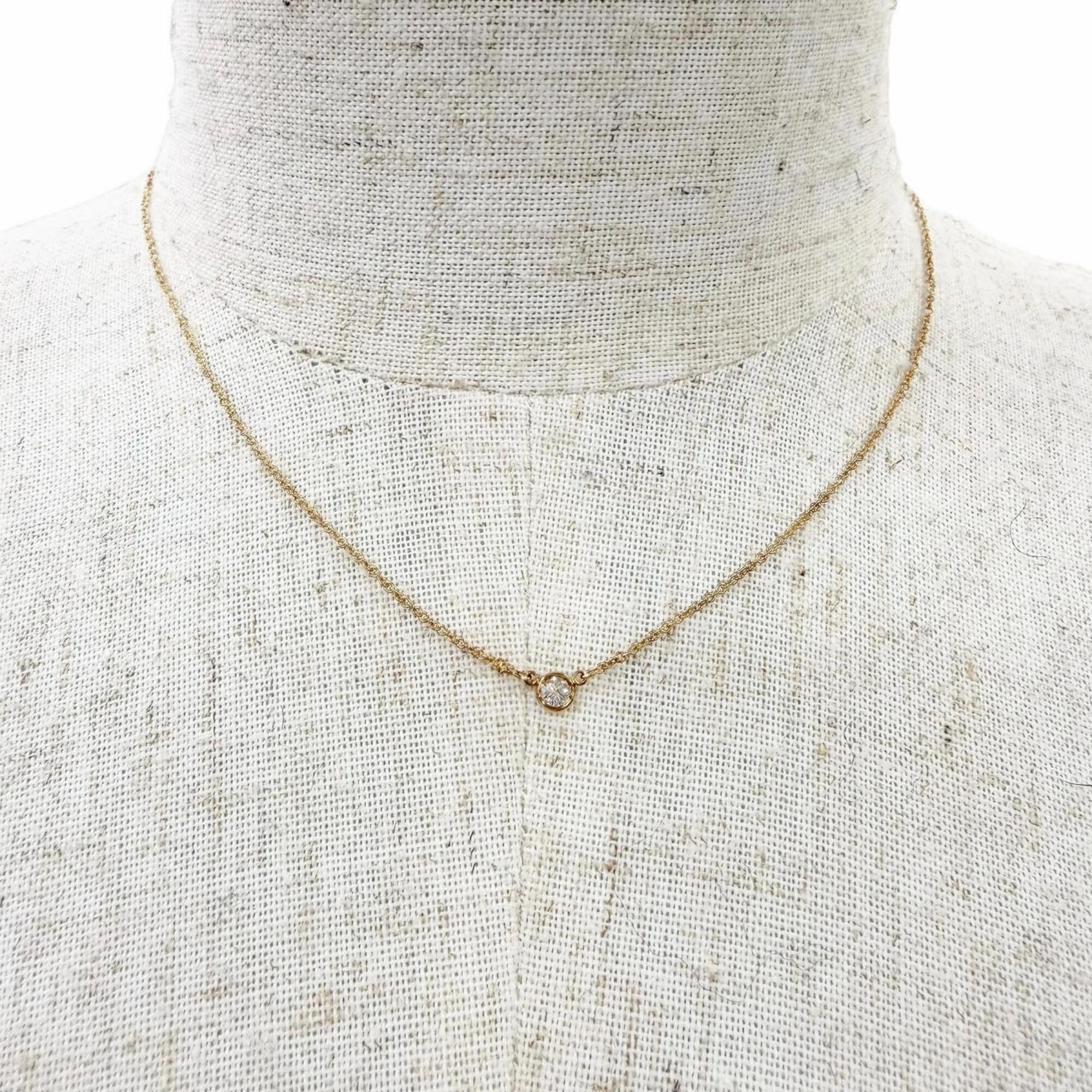Elsa Peretti Pendant Necklace 18K Yellow Gold 3.77mm - Image 3