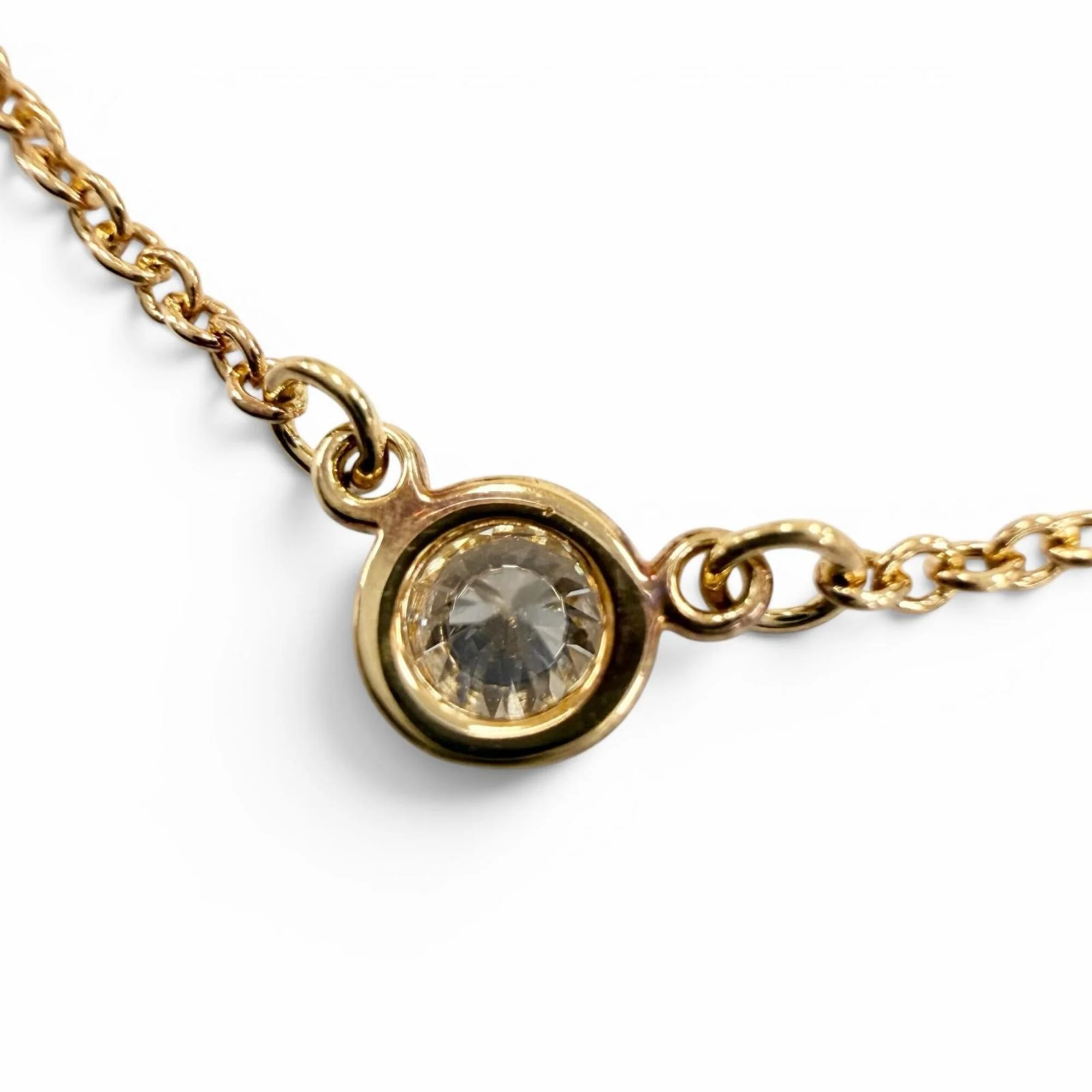 Elsa Peretti Pendant Necklace 18K Yellow Gold 3.77mm - Image 4