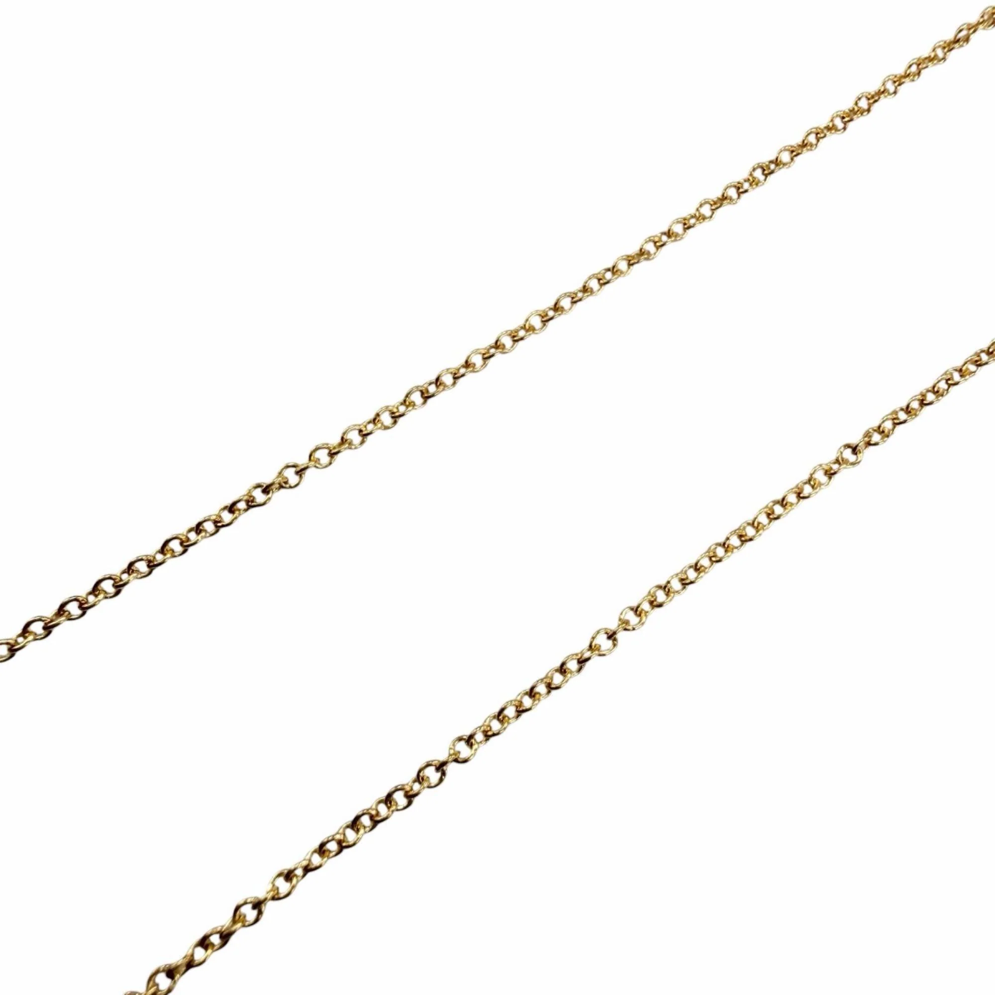 Elsa Peretti Pendant Necklace 18K Yellow Gold 3.77mm - Image 5