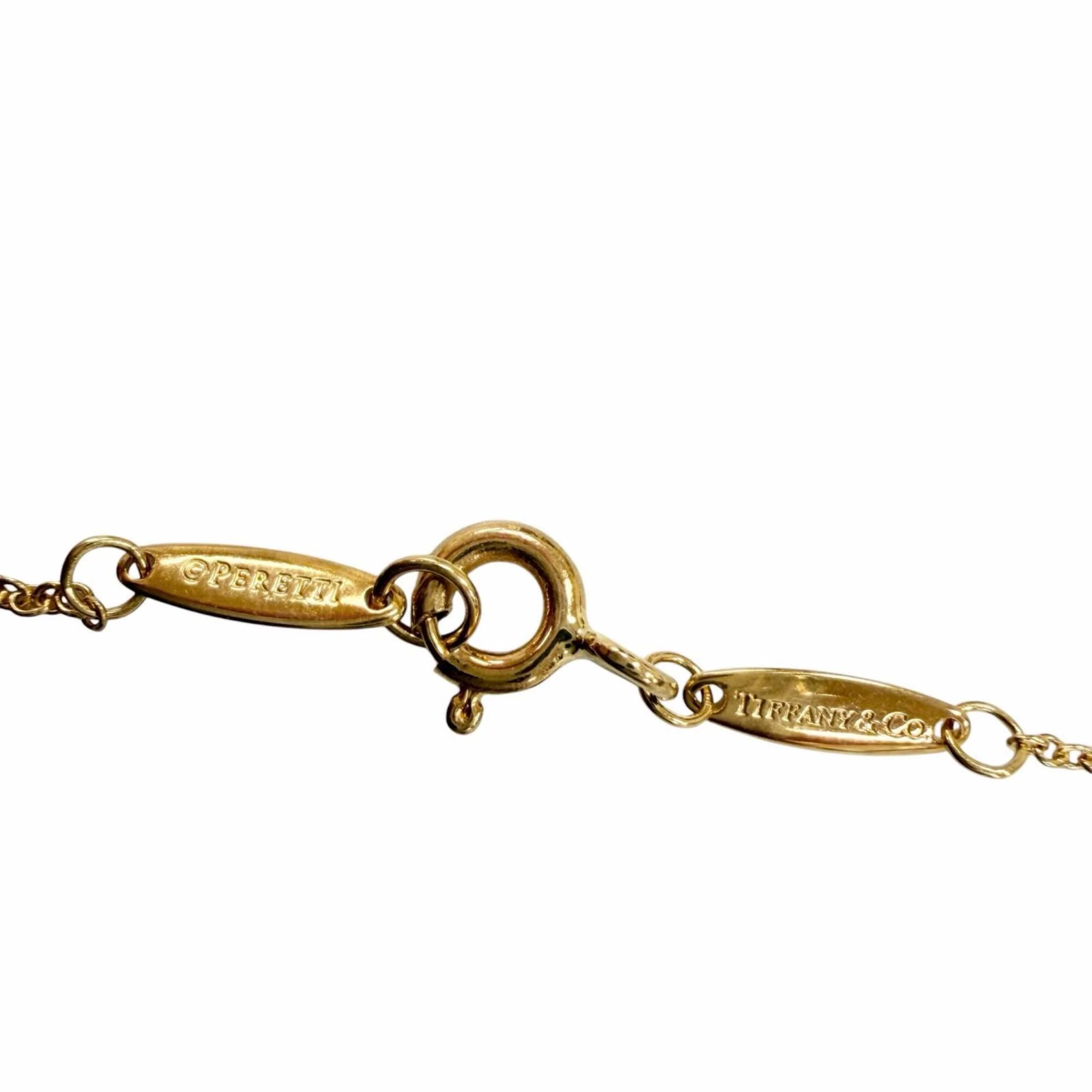 Elsa Peretti Pendant Necklace 18K Yellow Gold 3.77mm - Image 6