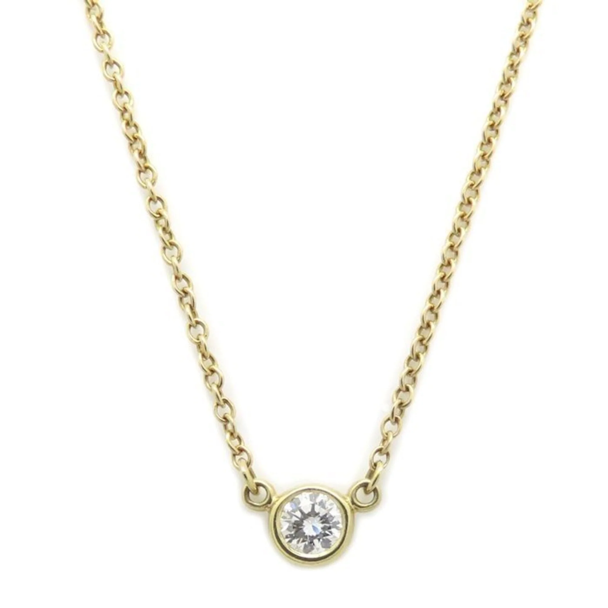 Elsa Peretti Pendant Necklace 18K Yellow Gold 3.9mm