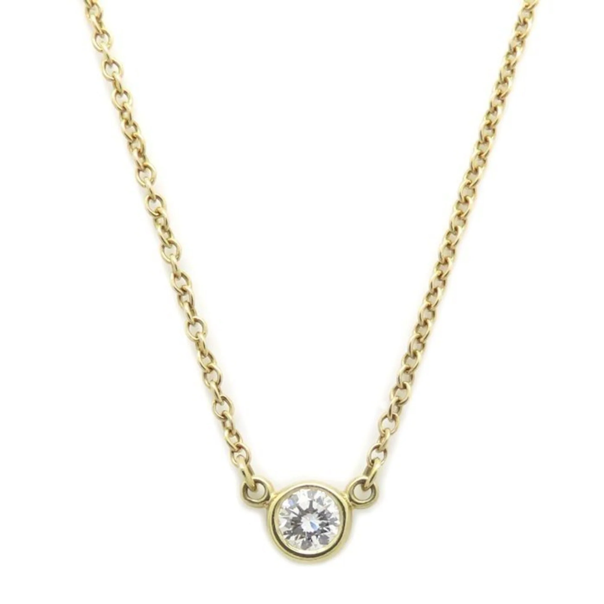 Elsa Peretti Pendant Necklace 18K Yellow Gold 3.9mm - Image 2