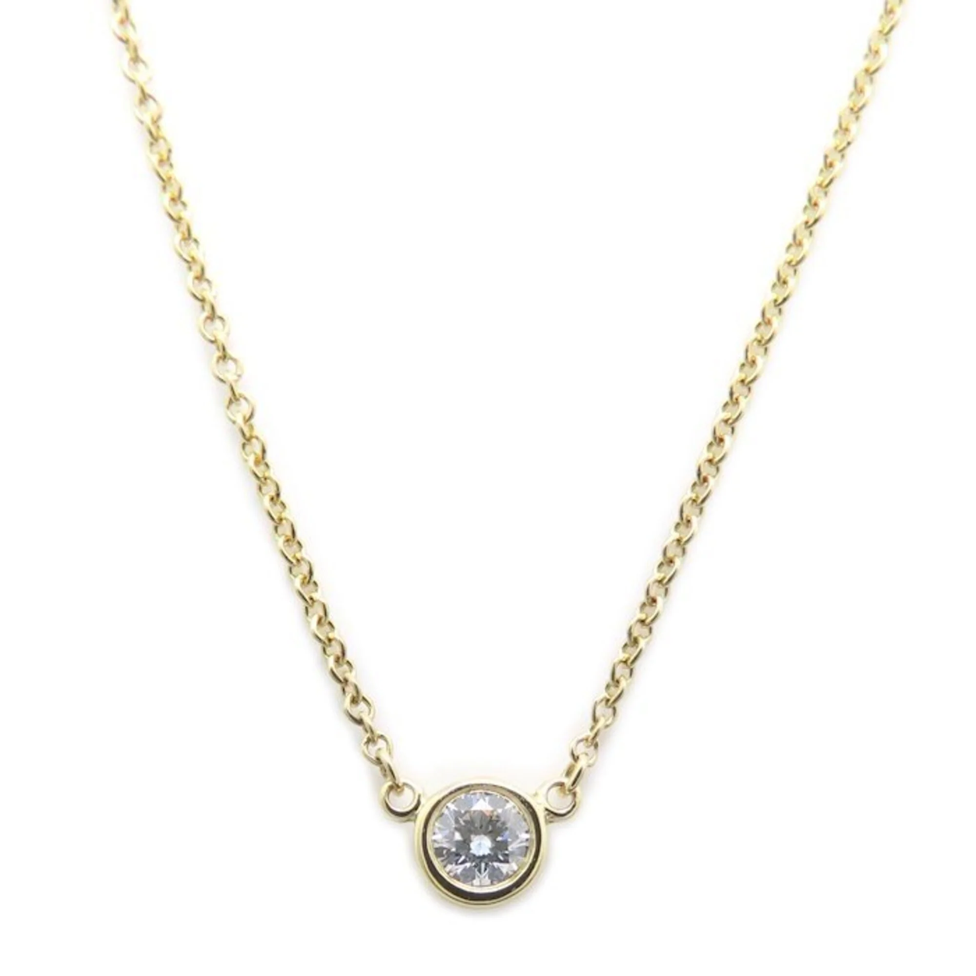Elsa Peretti Pendant Necklace 18K Yellow Gold 4.3mm