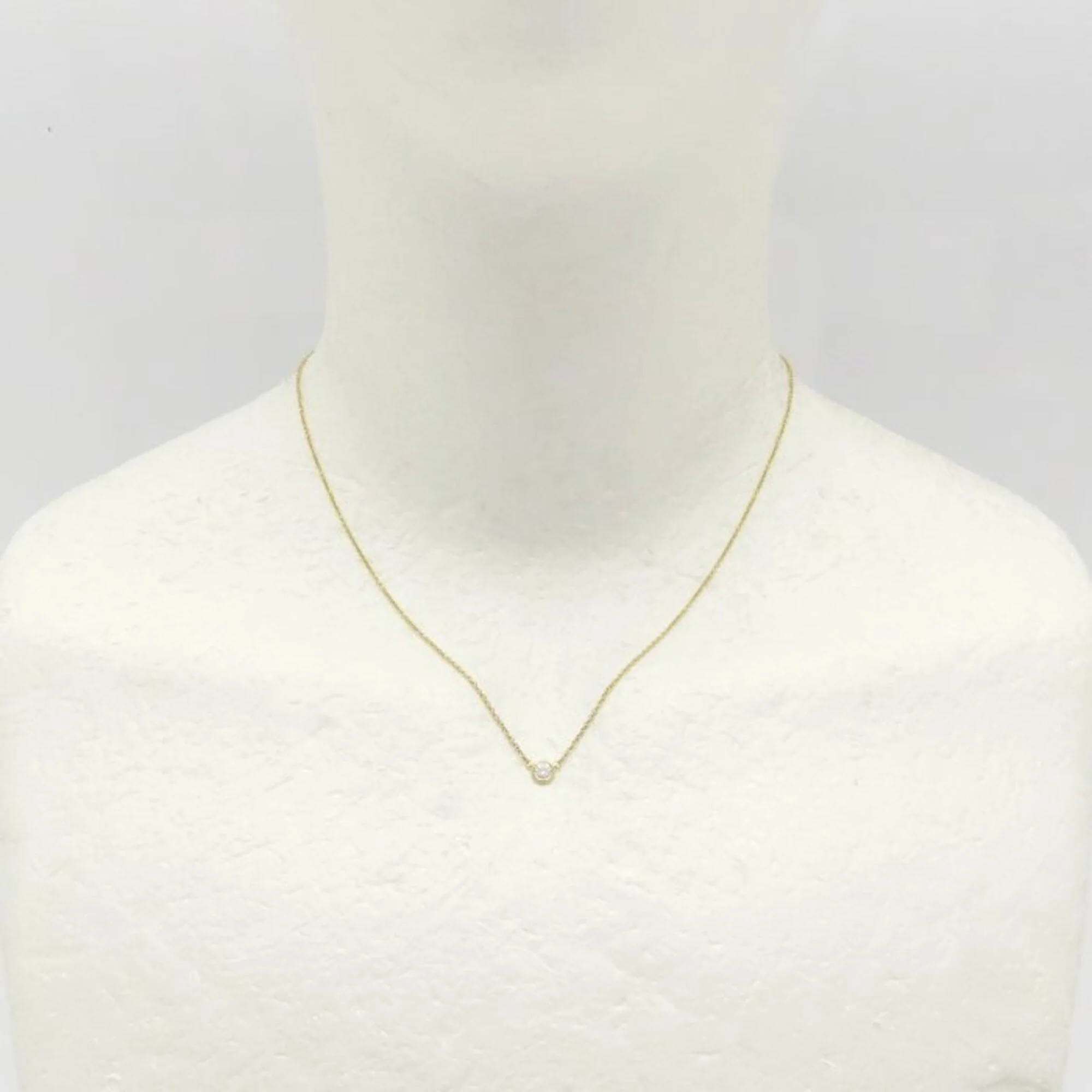 Elsa Peretti Pendant Necklace 18K Yellow Gold 4.3mm - Image 3
