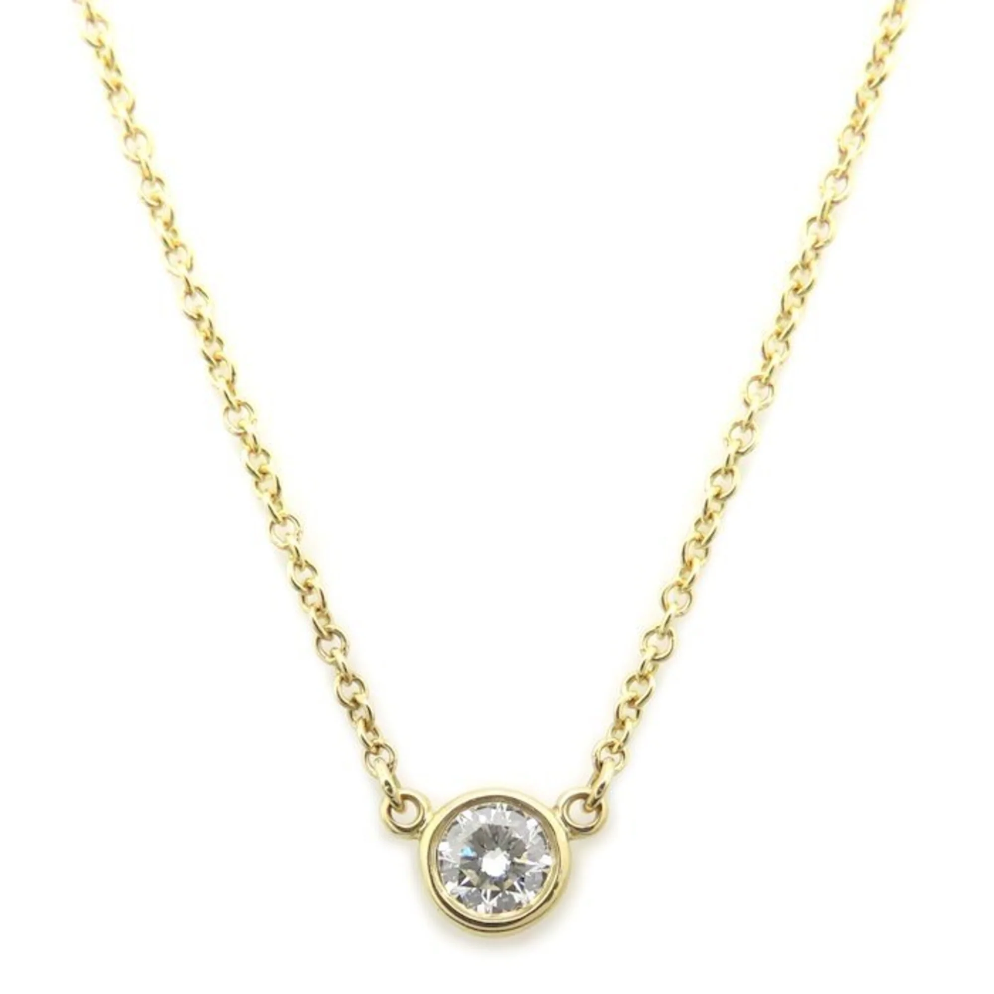 Elsa Peretti Pendant Necklace 18K Yellow Gold 4.5mm