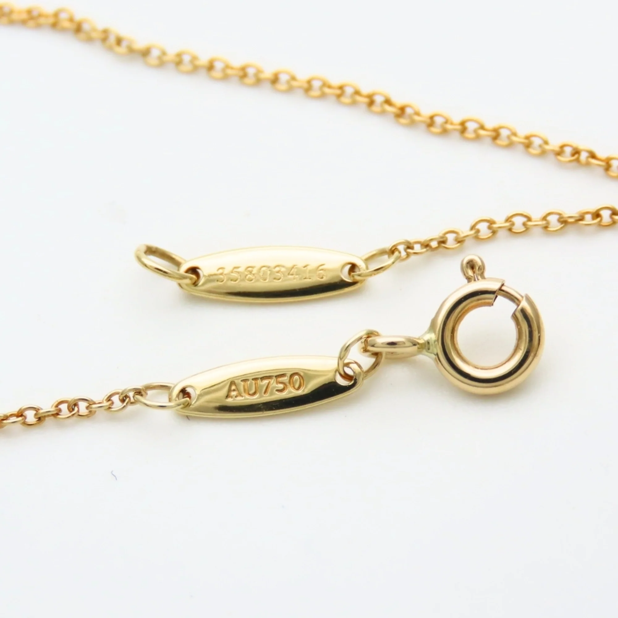 Elsa Peretti Pendant Necklace 18K Yellow Gold 4.9mm - Image 6