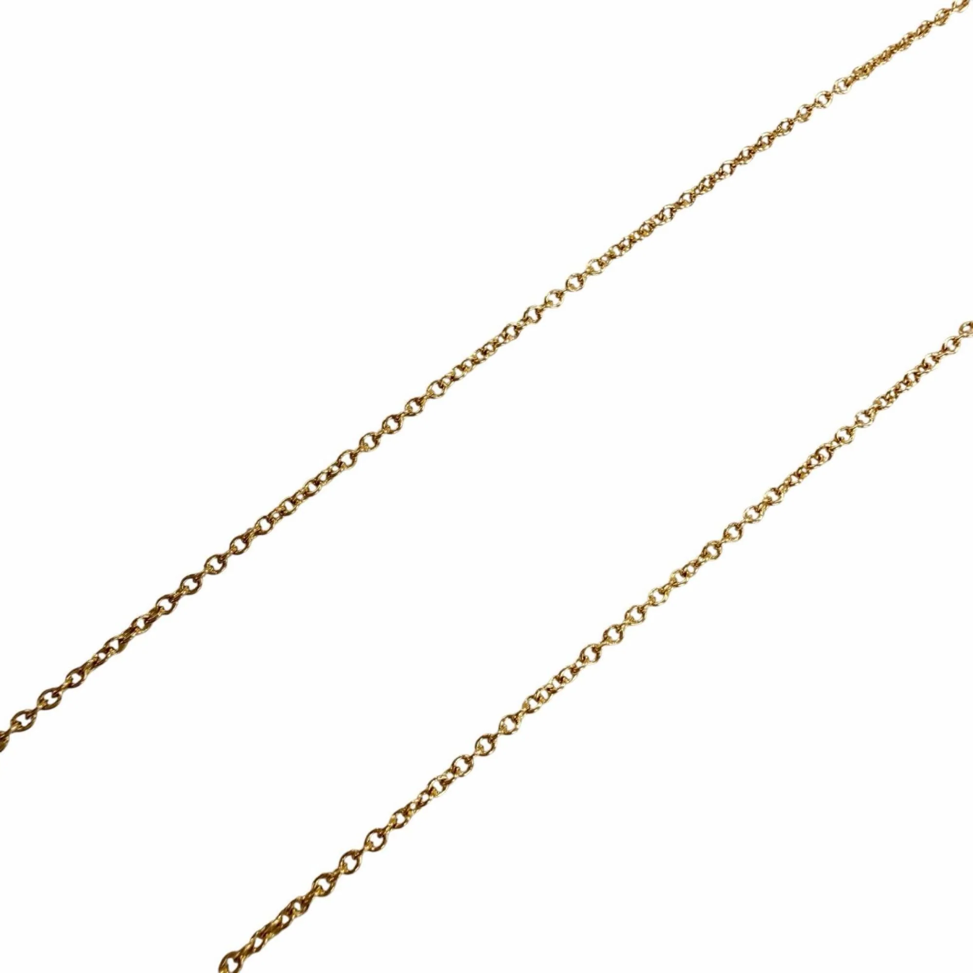Elsa Peretti Pendant Necklace 18K Yellow Gold 4mm - Image 5