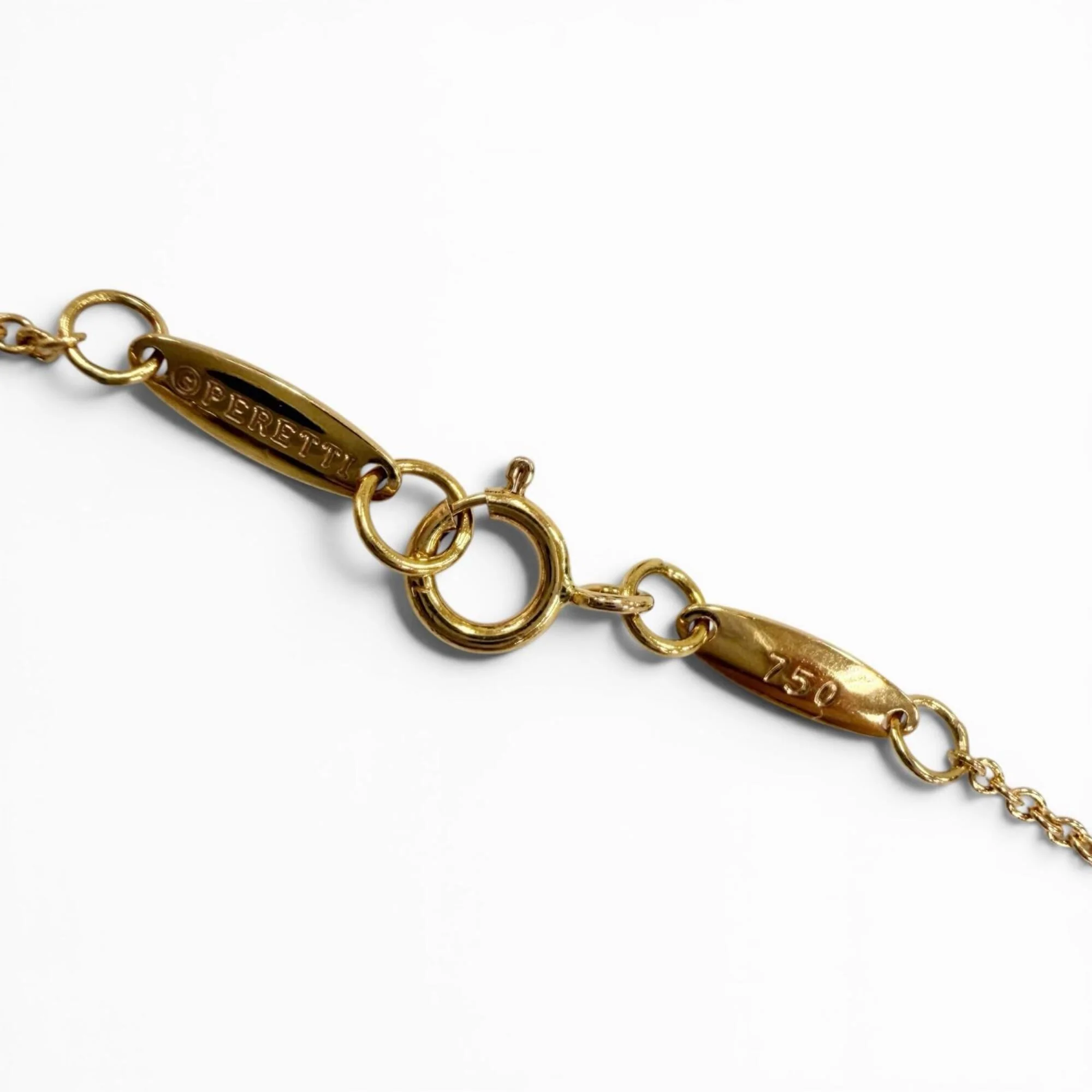 Elsa Peretti Pendant Necklace 18K Yellow Gold 4mm - Image 7