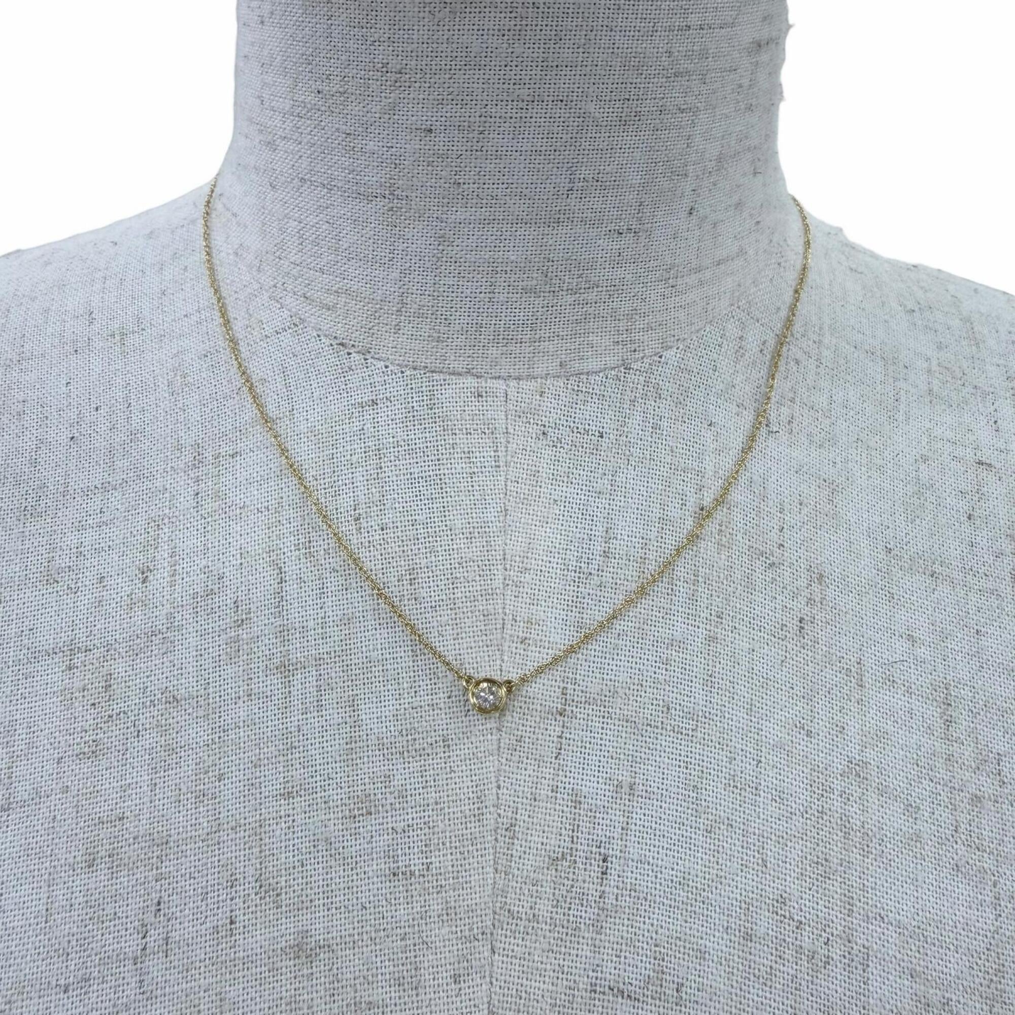 Elsa Peretti Pendant Necklace 18K Yellow Gold 5mm - Image 3