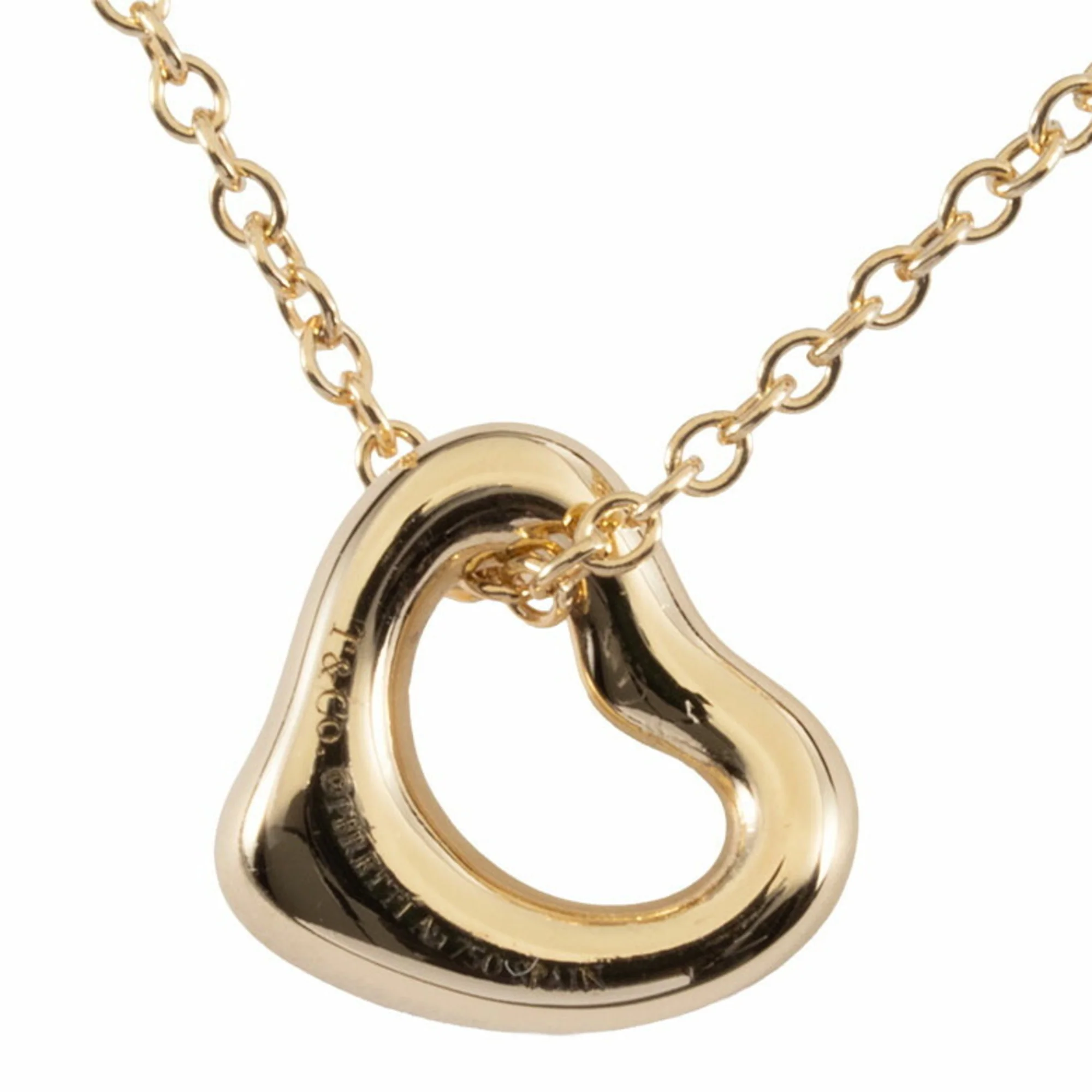 Elsa Peretti Pendant Necklace 18K Yellow Gold 7mm - Image 4