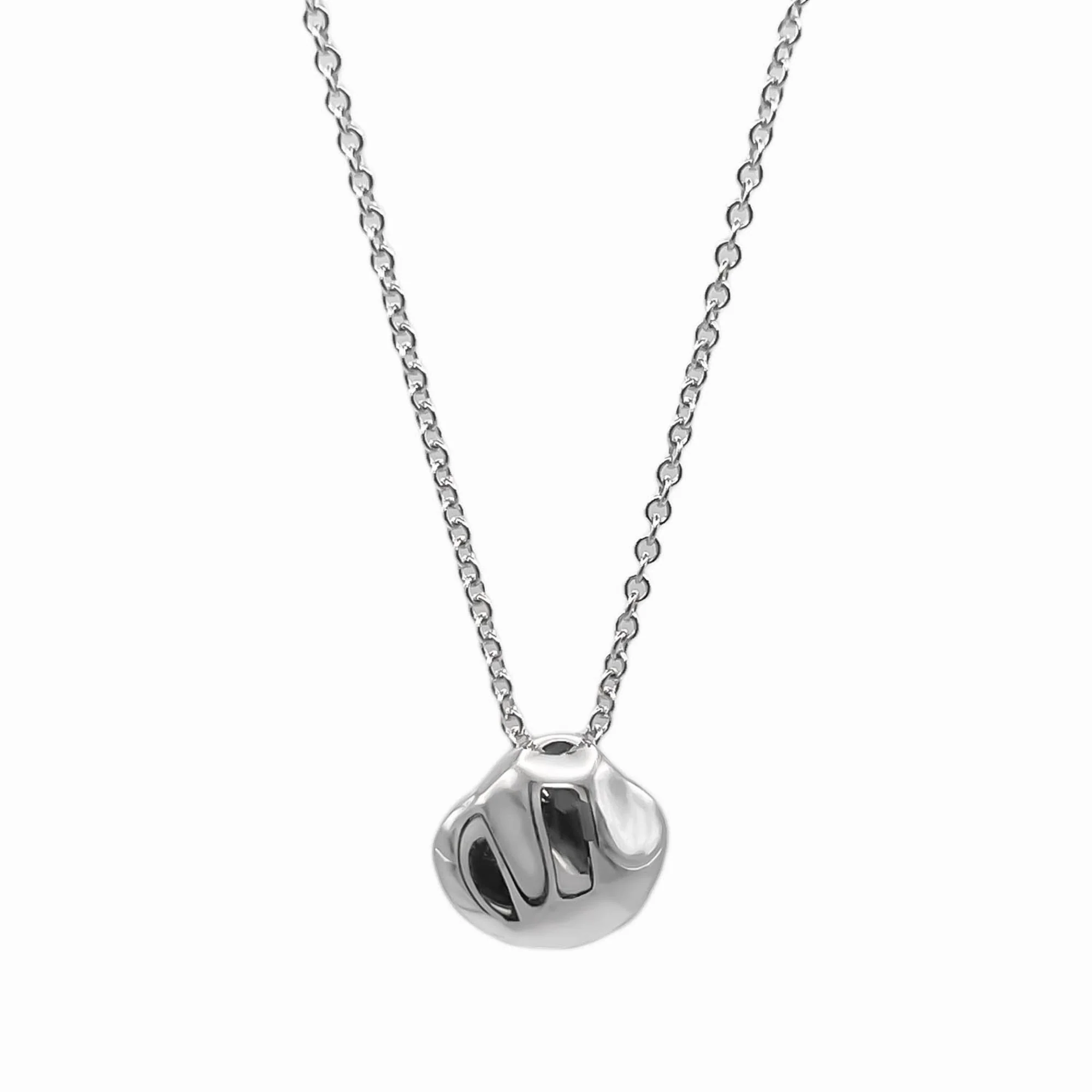 Elsa Peretti Pendant Necklace Sterling Silver 10mm