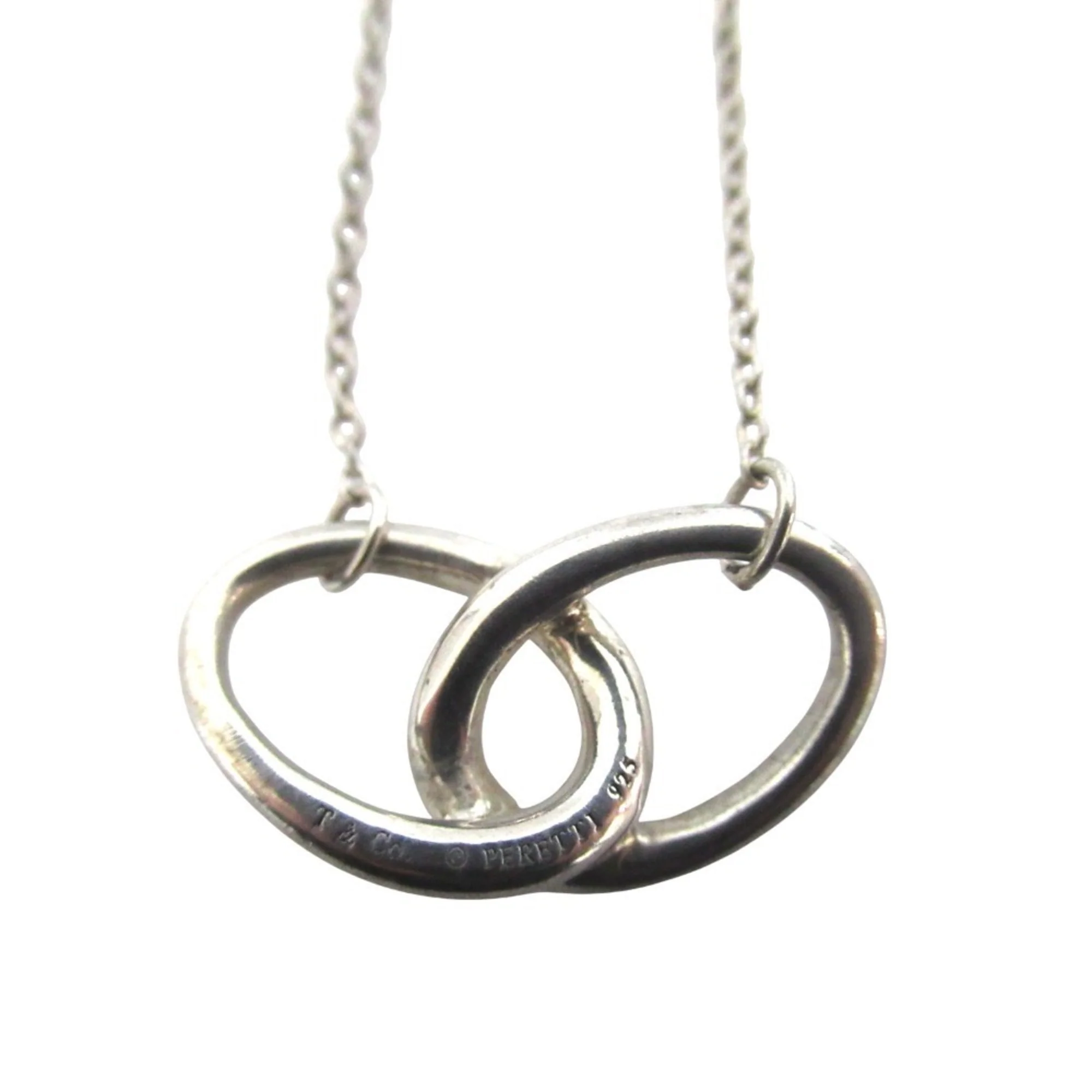 Elsa Peretti Pendant Necklace Sterling Silver 10mm - Image 2