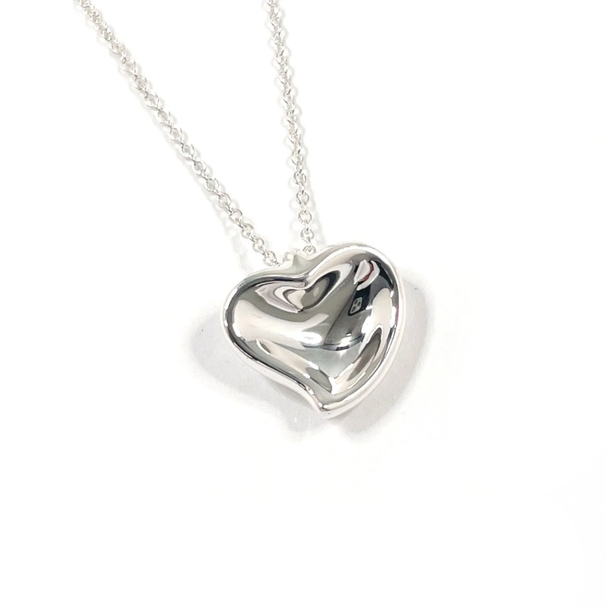 Elsa Peretti Pendant Necklace Sterling Silver 12.9mm