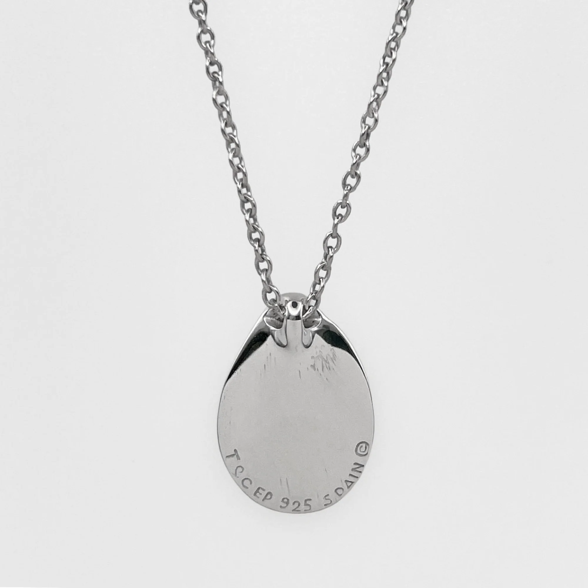 Elsa Peretti Pendant Necklace Sterling Silver 13mm - Image 3