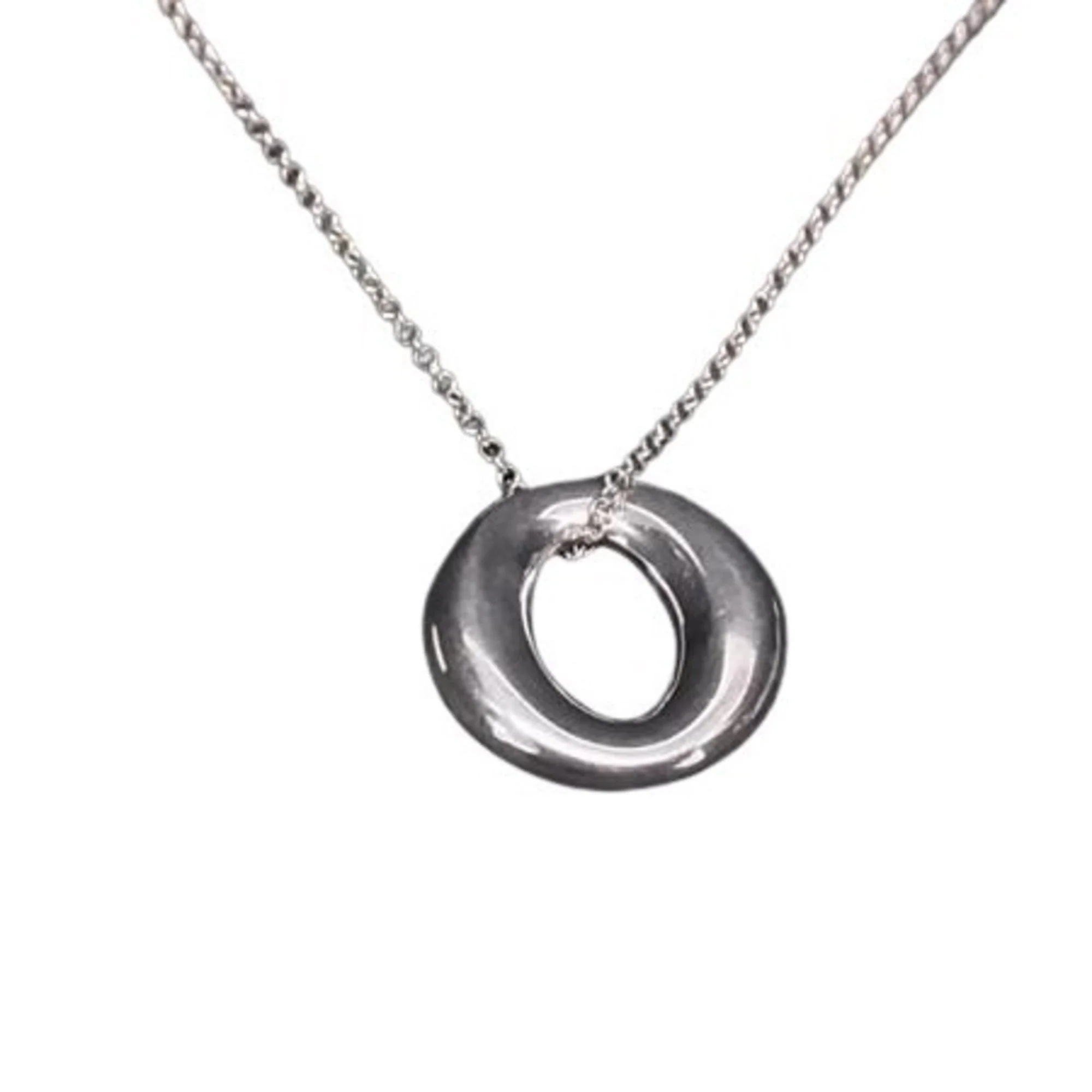 Elsa Peretti Pendant Necklace Sterling Silver 14mm - Image 2
