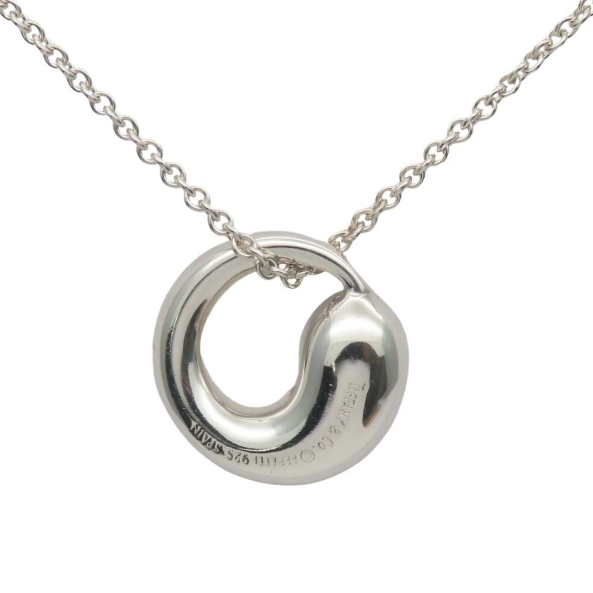 Elsa Peretti Pendant Necklace Sterling Silver 16.8mm - Image 2