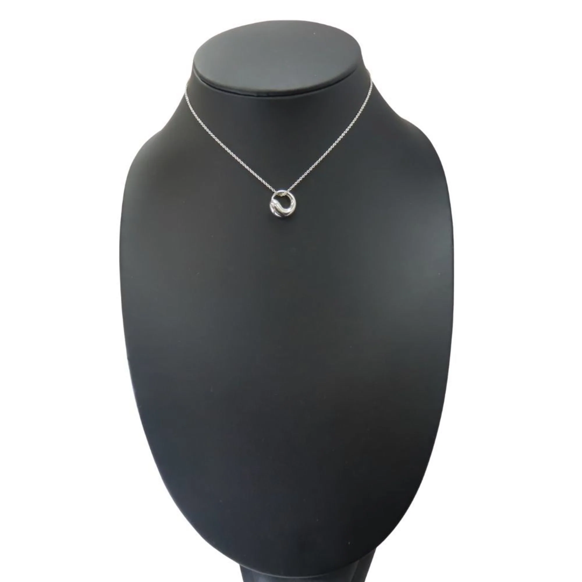 Elsa Peretti Pendant Necklace Sterling Silver 16.8mm - Image 8