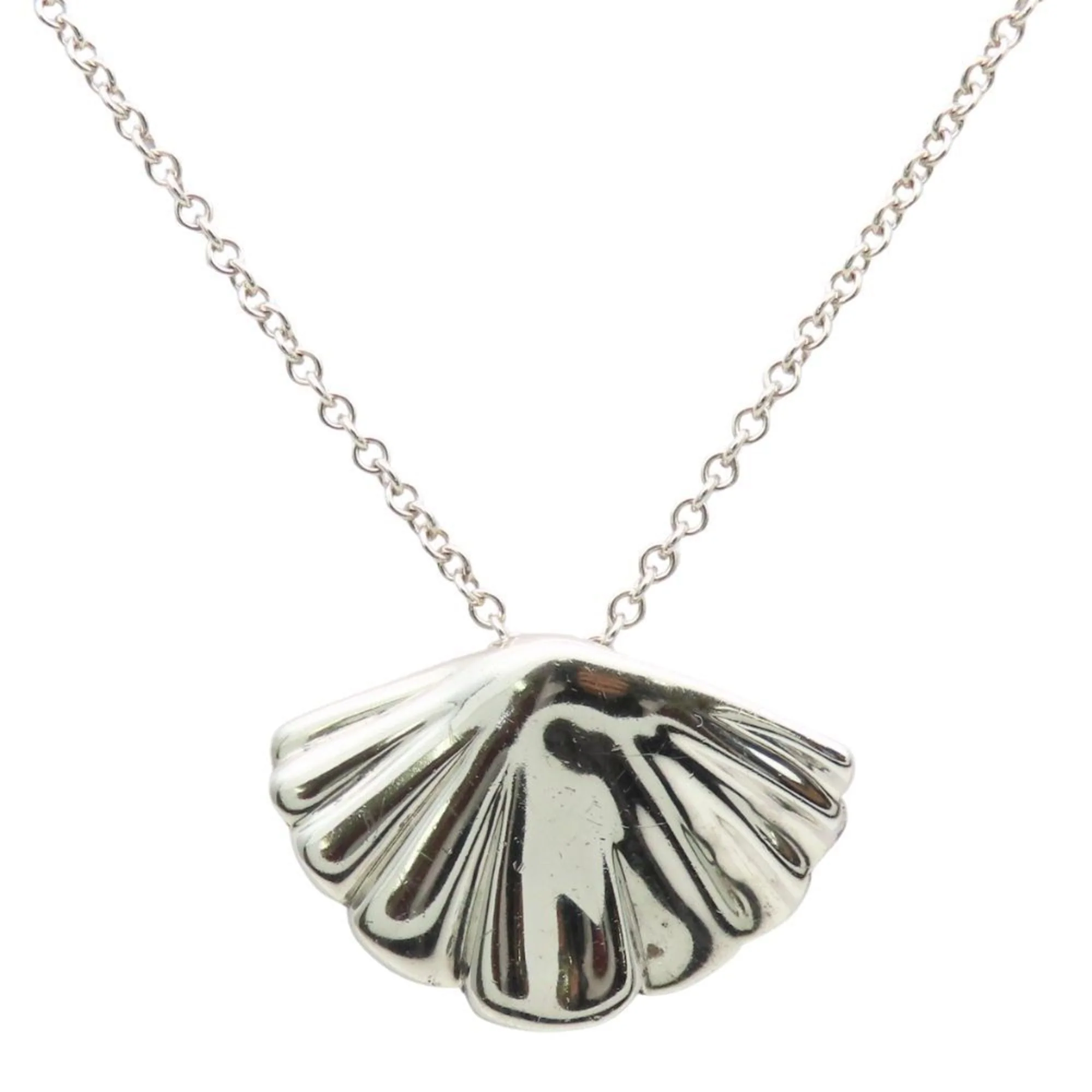 Elsa Peretti Pendant Necklace Sterling Silver 17mm