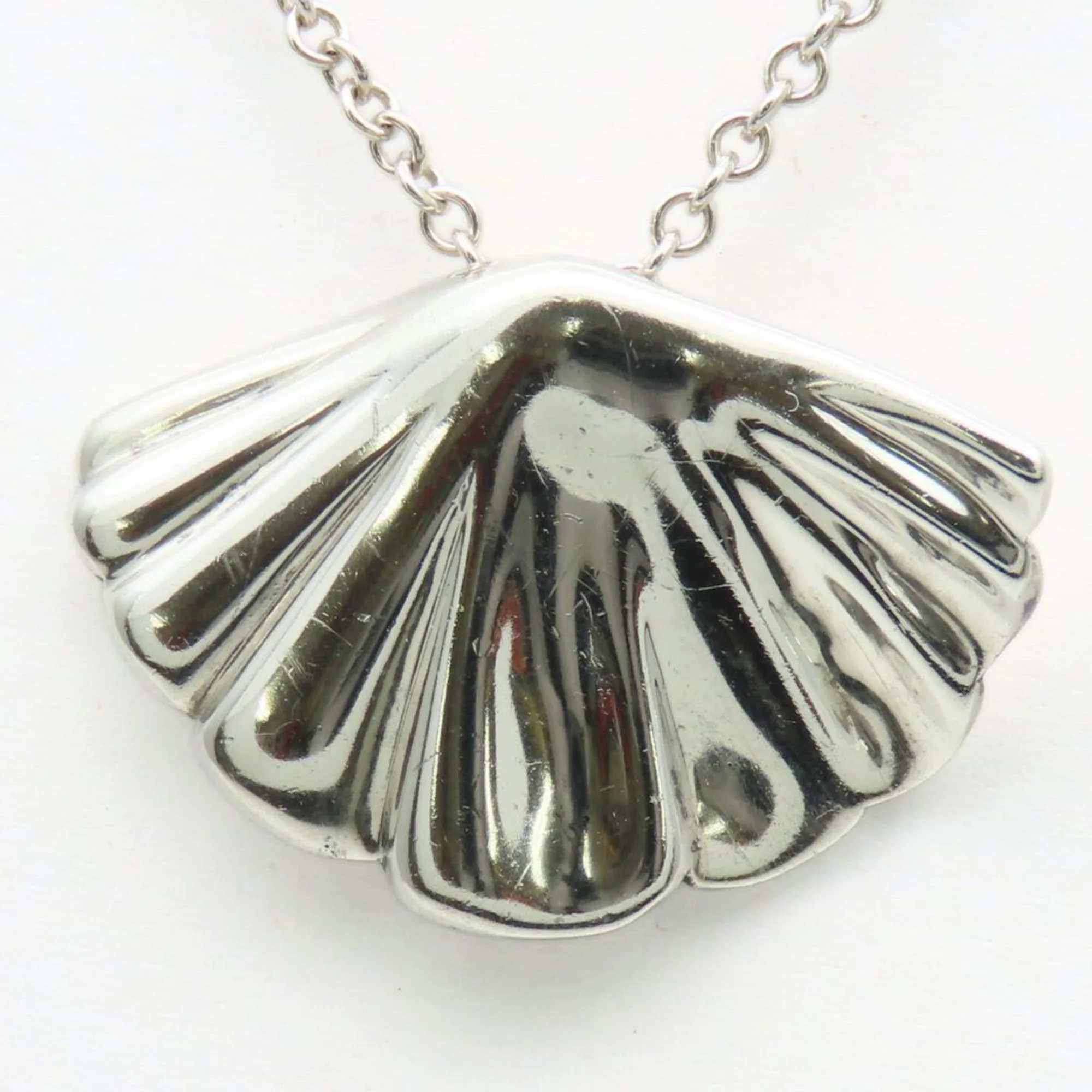 Elsa Peretti Pendant Necklace Sterling Silver 17mm - Image 2