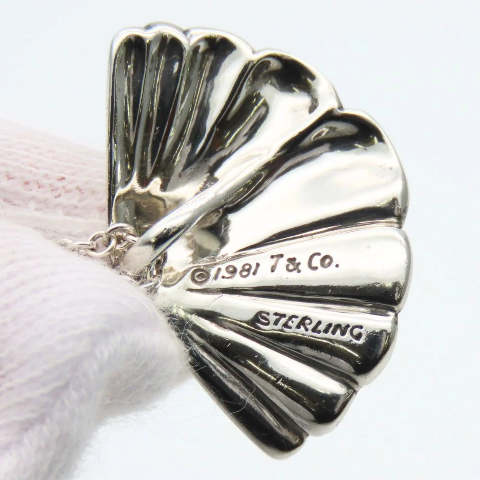 Elsa Peretti Pendant Necklace Sterling Silver 17mm - Image 5