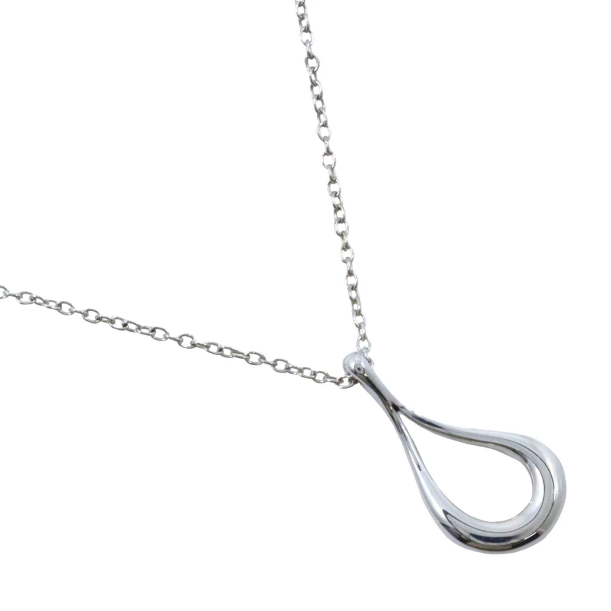 Elsa Peretti Pendant Necklace Sterling Silver 20mm