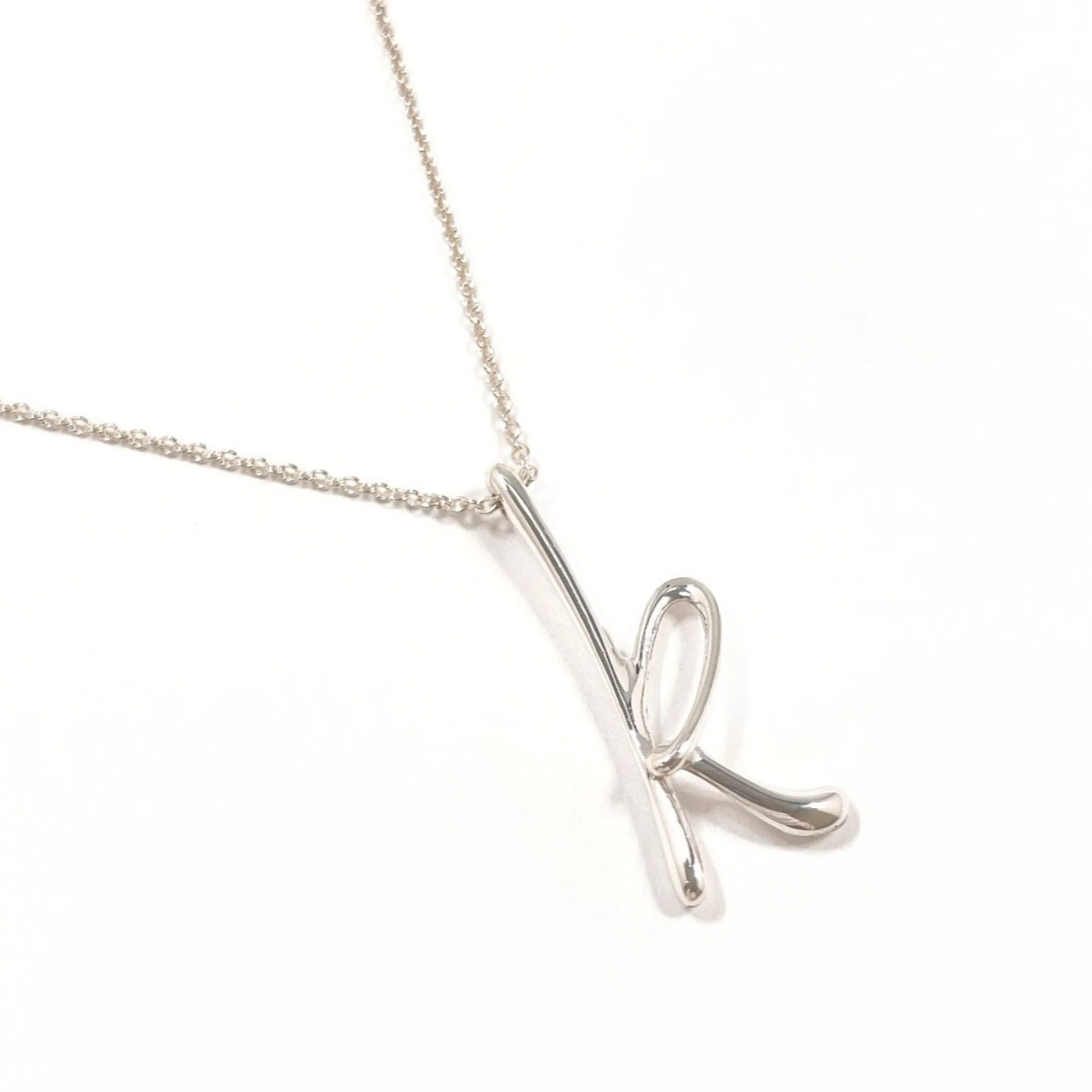 Elsa Peretti Pendant Necklace Sterling Silver 25.5mm