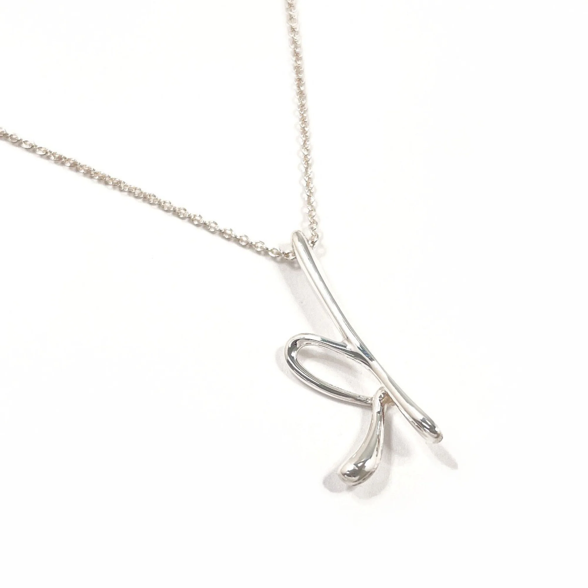 Elsa Peretti Pendant Necklace Sterling Silver 25.5mm - Image 2