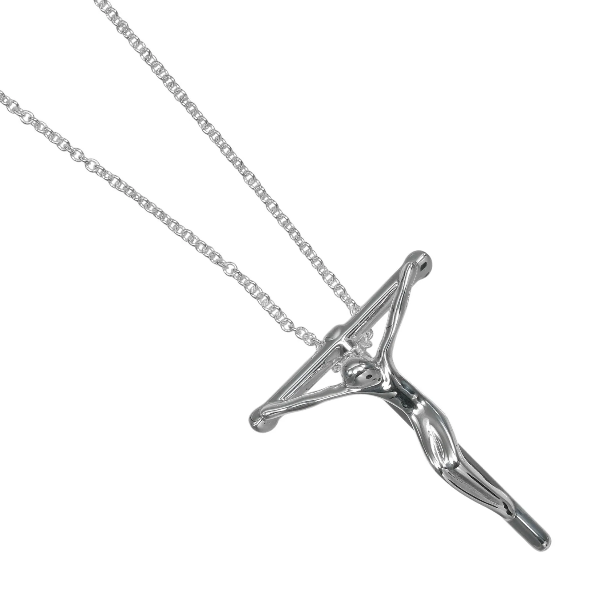 Elsa Peretti Pendant Necklace Sterling Silver 27.2mm